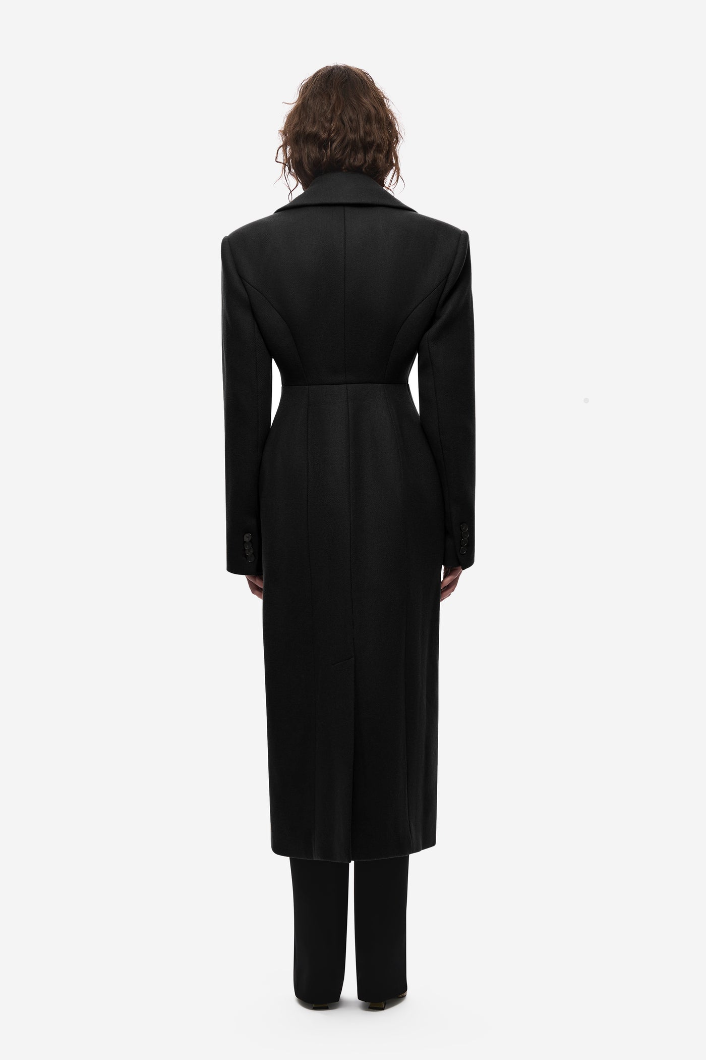 THE HOURGLASS TAILORED WOOL COAT