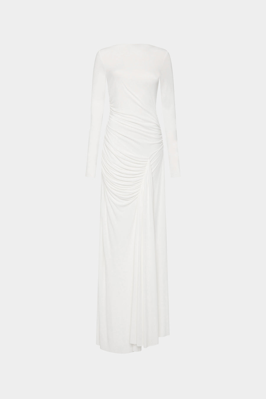 THE 'GLACIER' CUPRO LONG SLEEVE DRESS