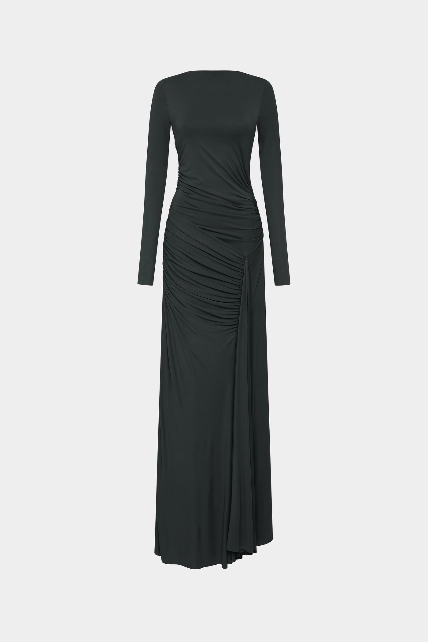 THE 'GLACIER' CUPRO LONG SLEEVE DRESS