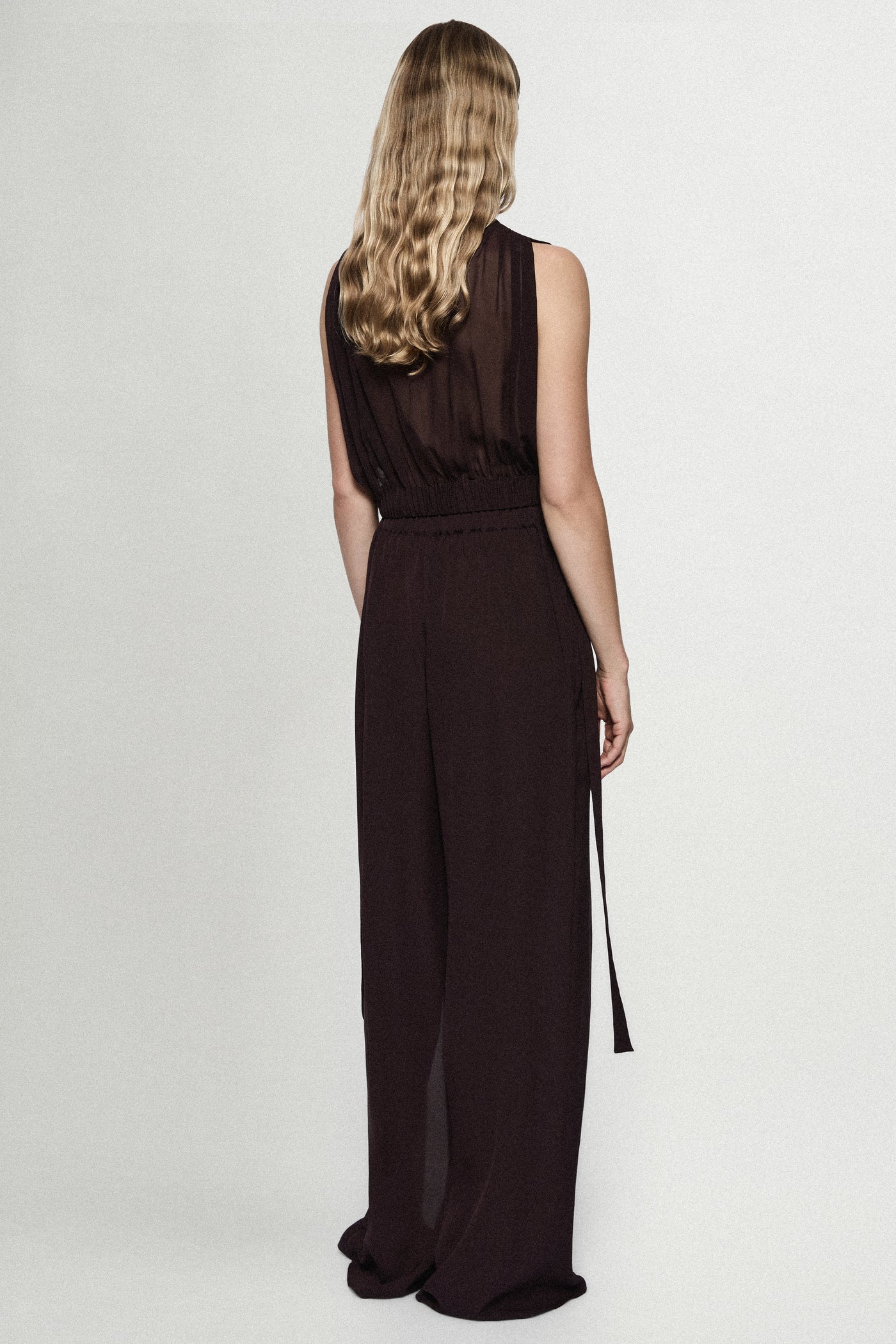 SILK SPLIT PANT