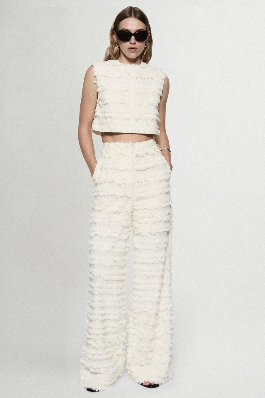 COTTON FRINGE PANT