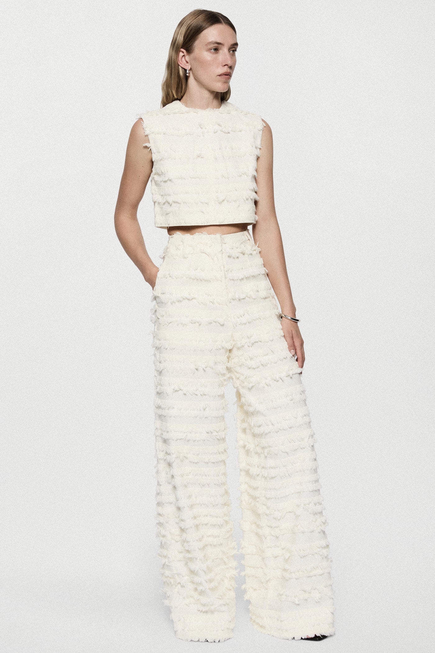 COTTON FRINGE TOP