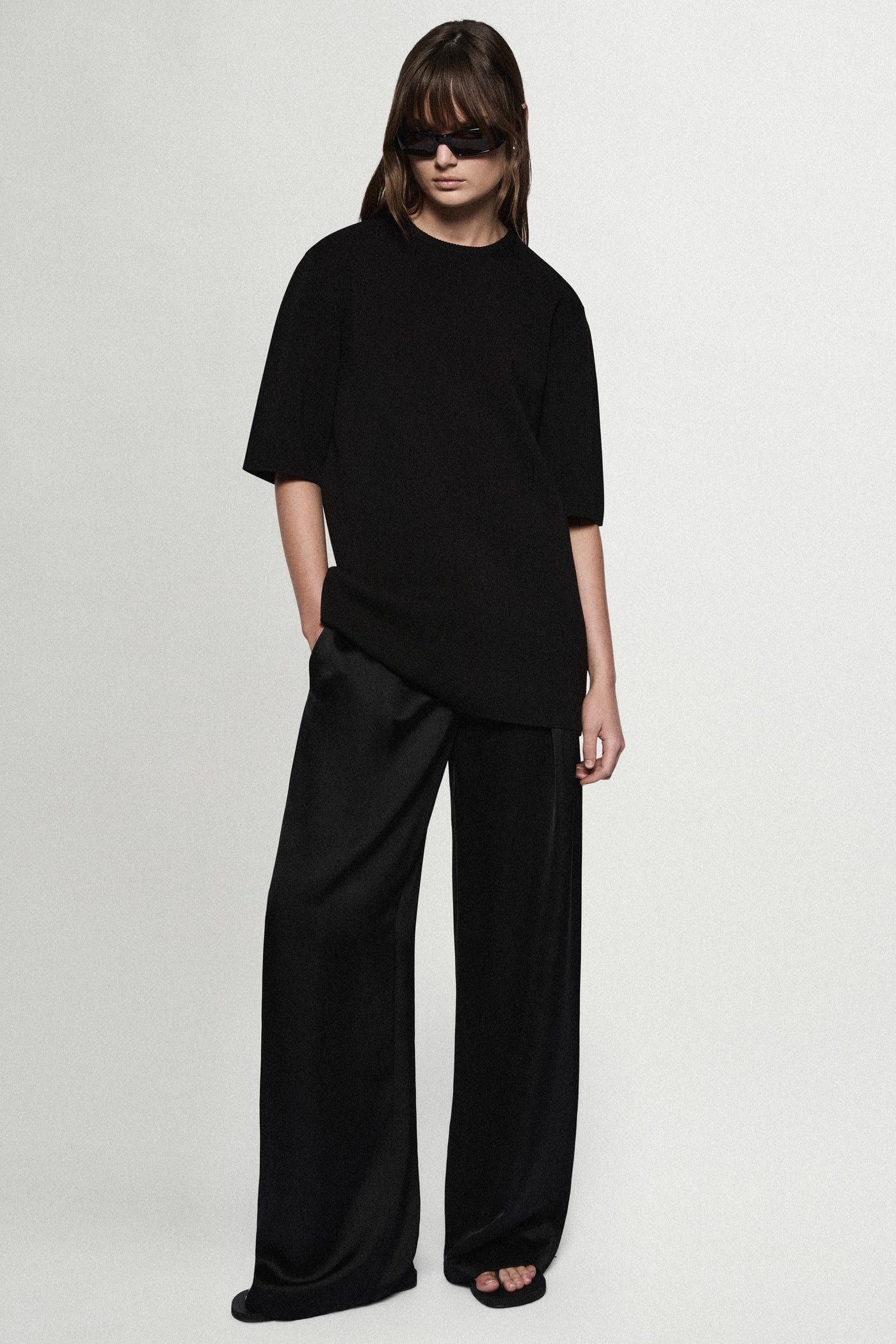 KNIT OVERSIZED TEE