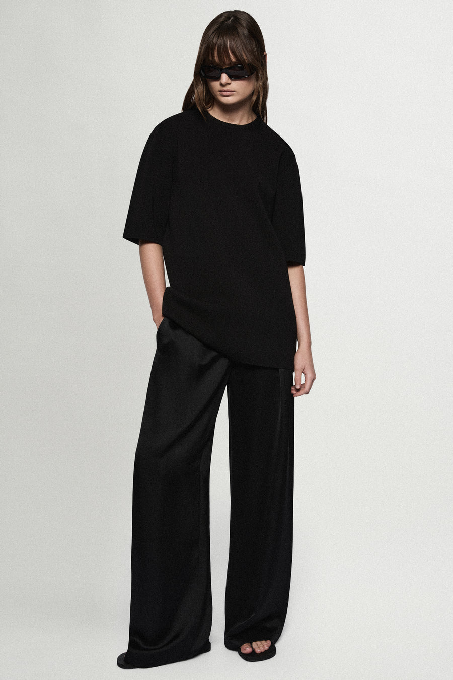 KNIT OVERSIZED TEE