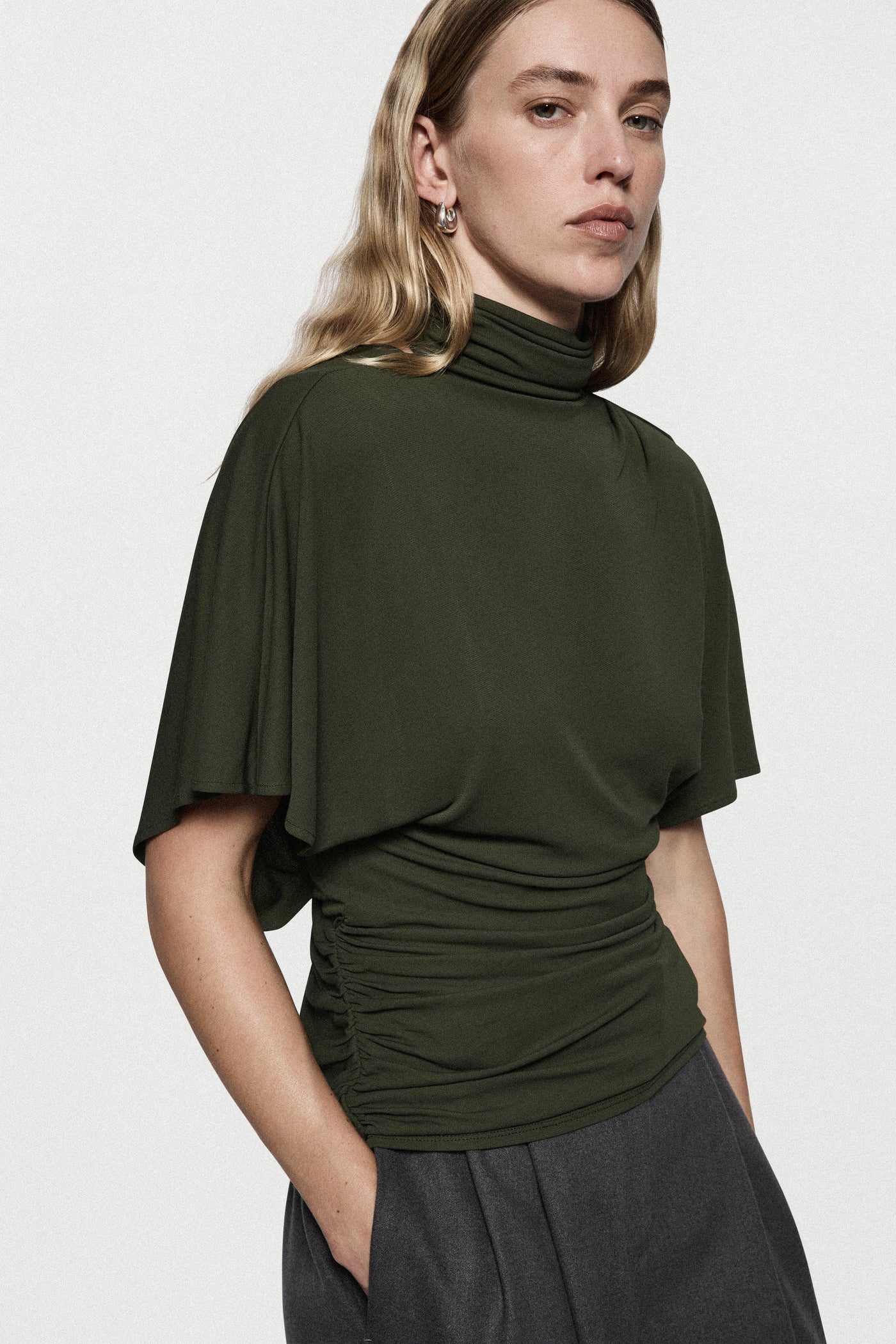 CAPE JERSEY TOP