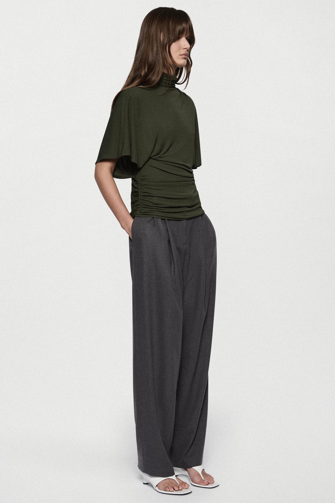 CAPE JERSEY TOP
