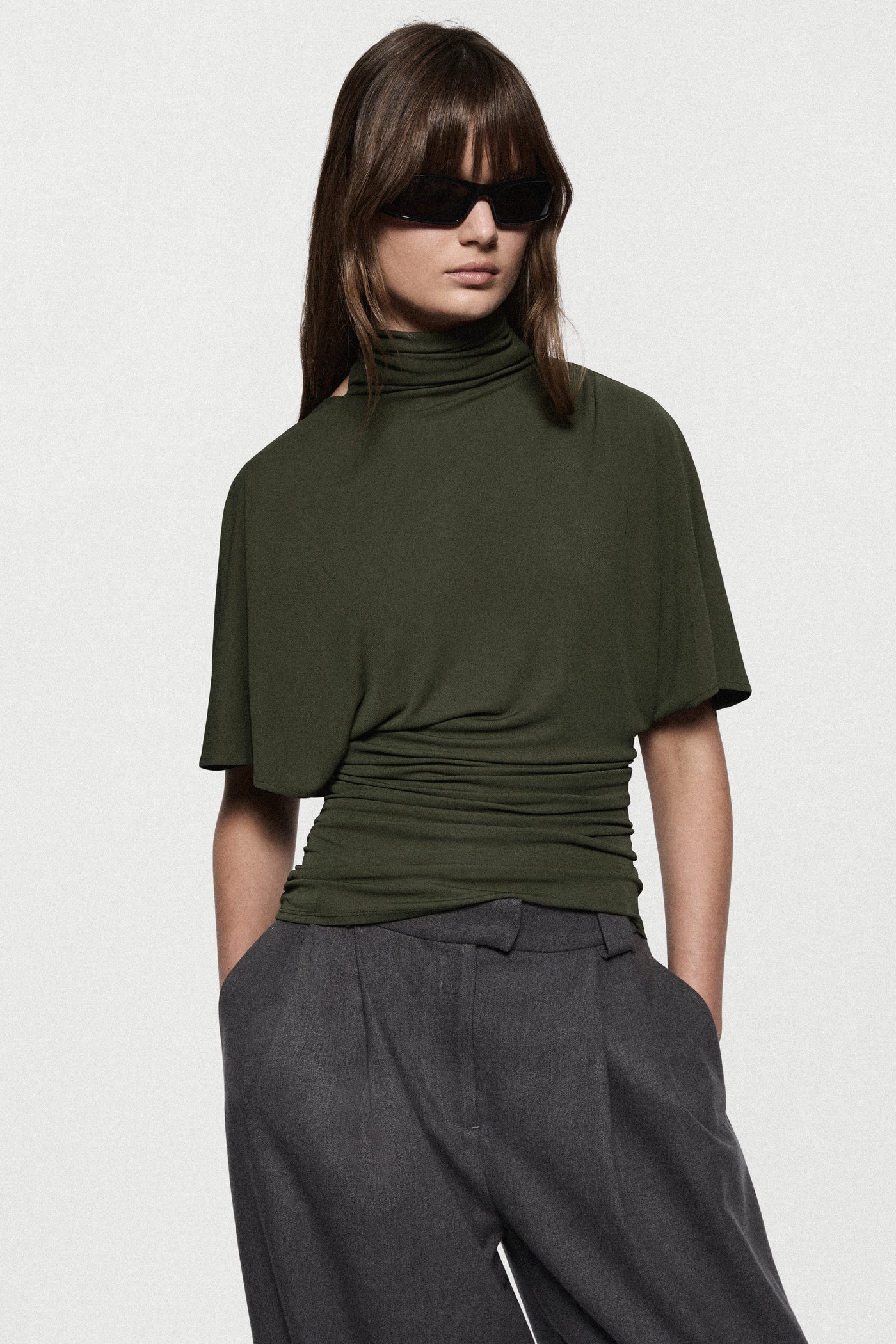 CAPE JERSEY TOP