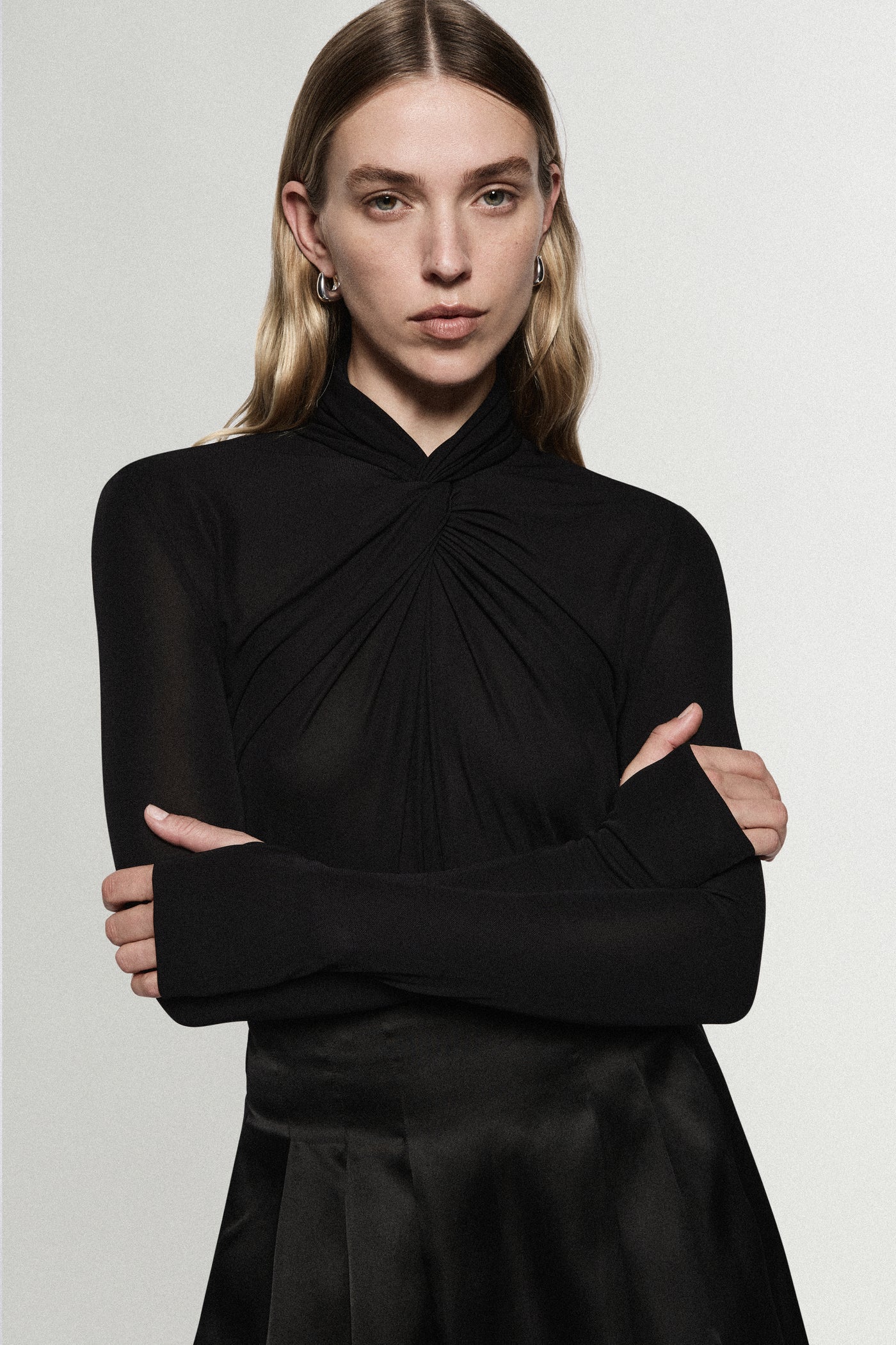 TWIST JERSEY TOP