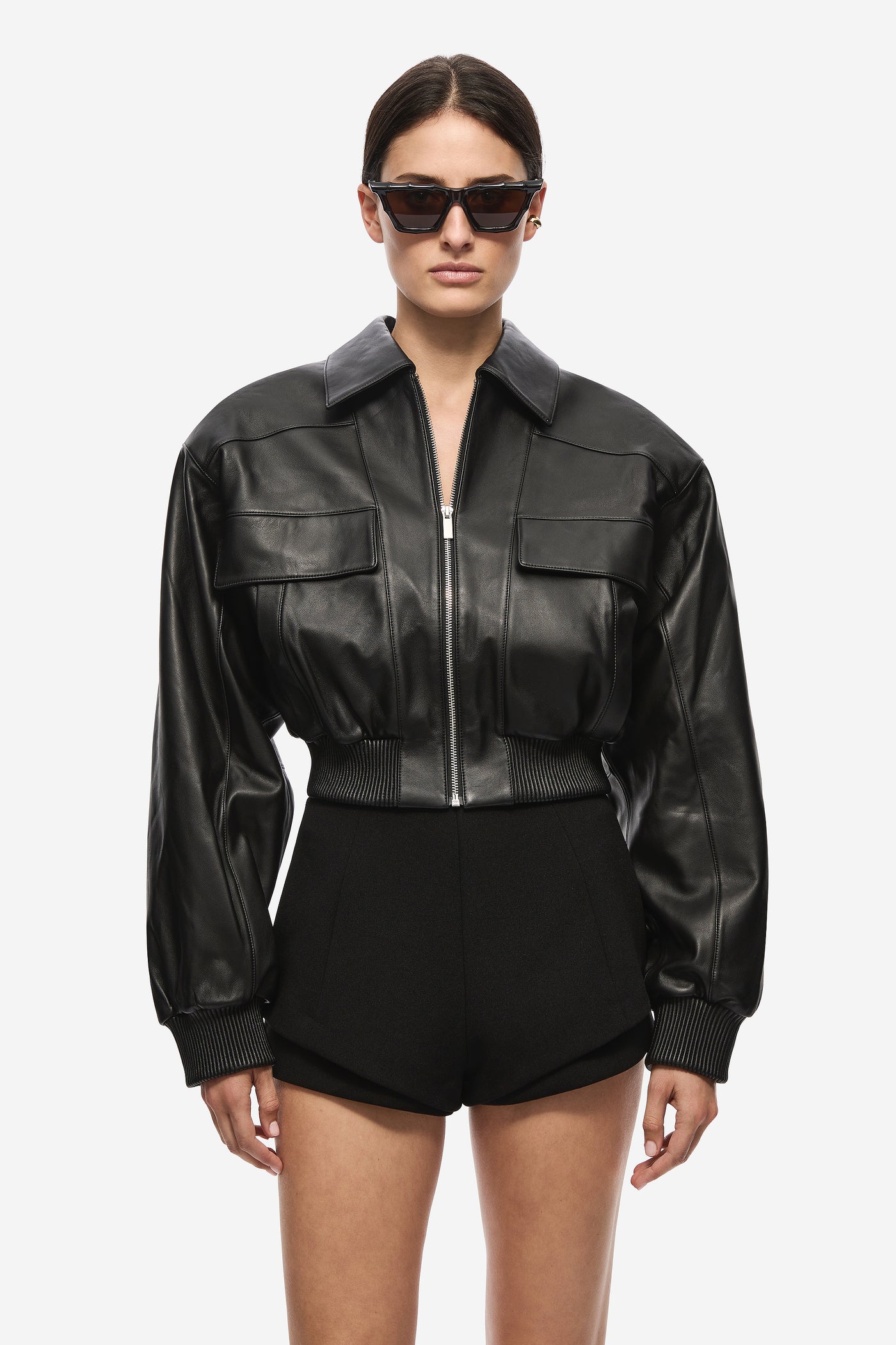 THE LEATHER AVIATOR JACKET