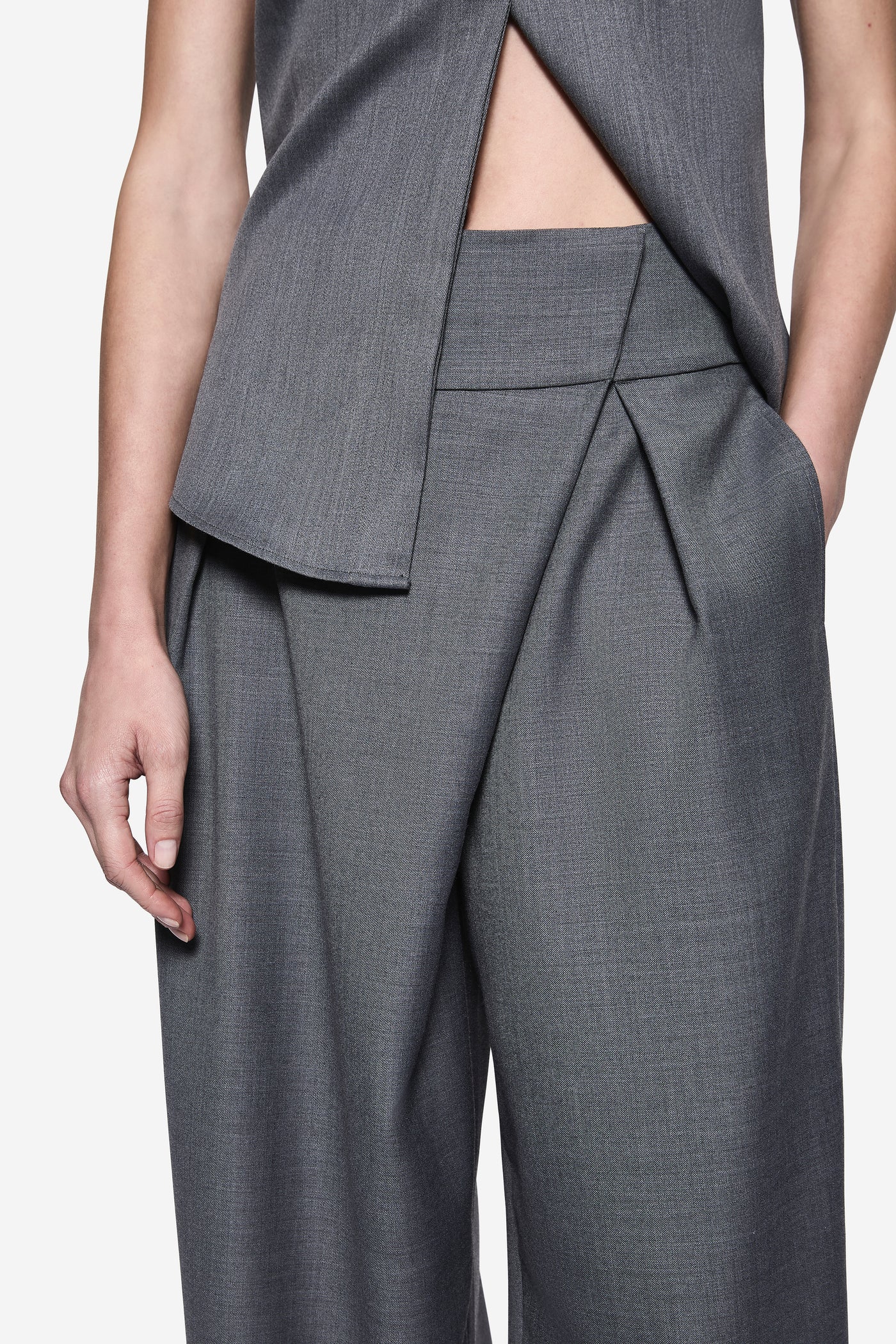 WRAP SUITING PANT