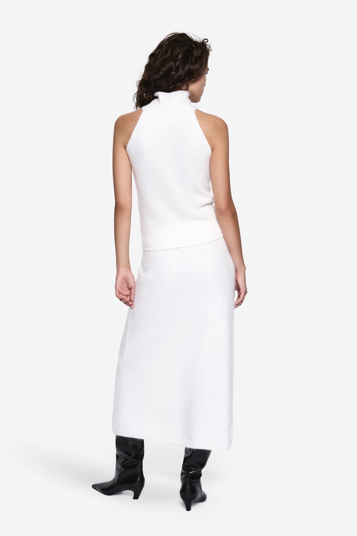 BRUSHED CASHMERE SKIRT