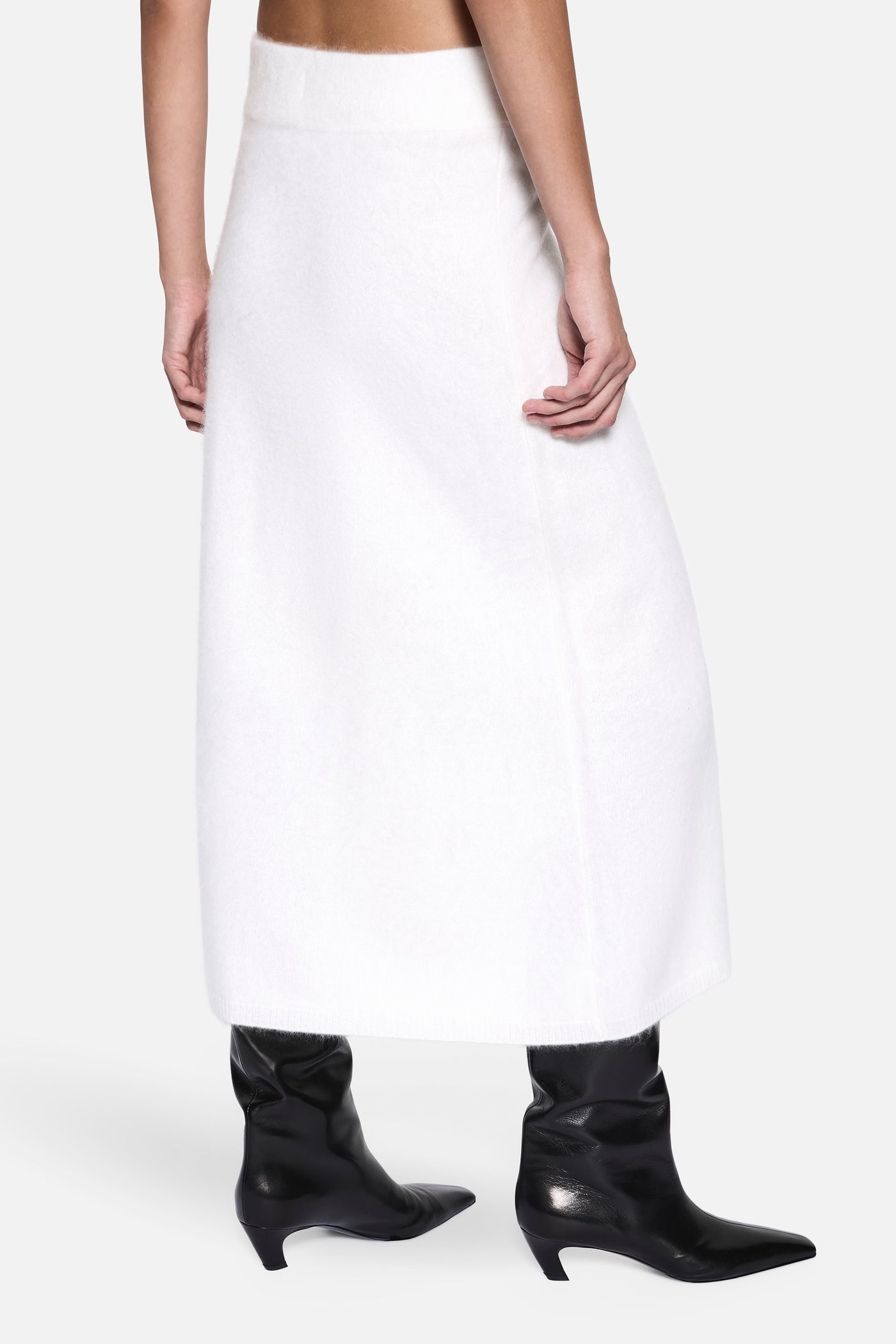 BRUSHED CASHMERE SKIRT