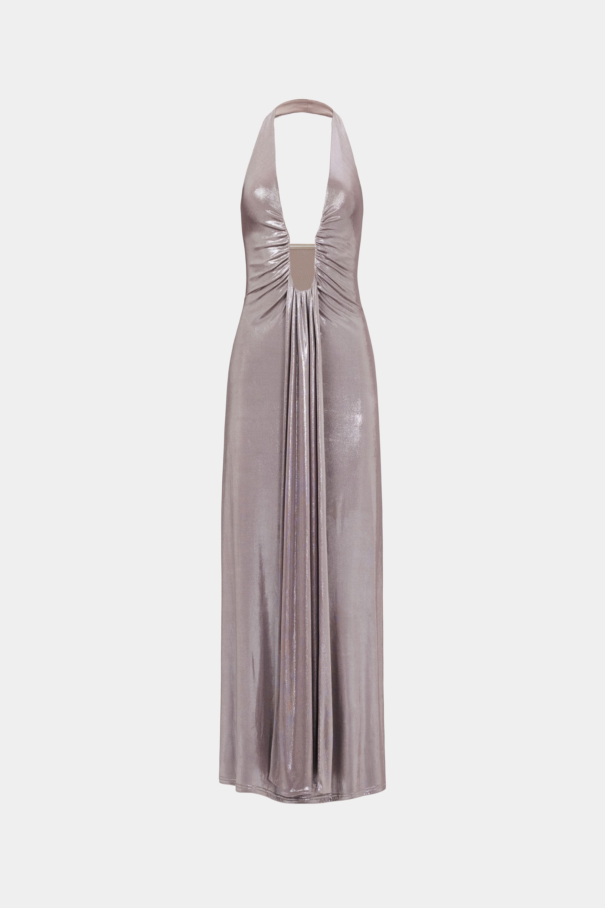 THE JENNIFER FOIL JERSEY DRESS