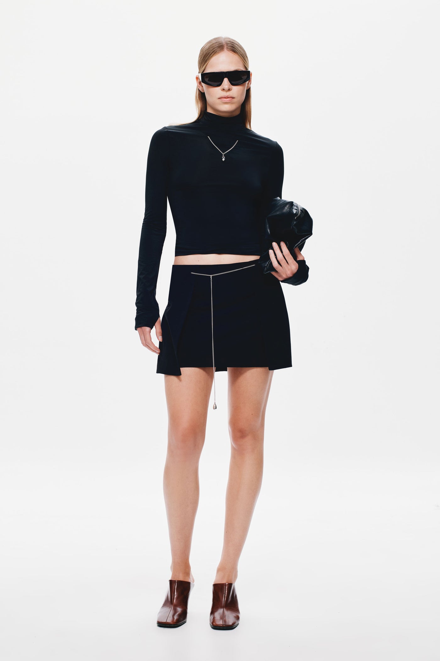 THE 'LINK' SUITING MINI SKIRT
