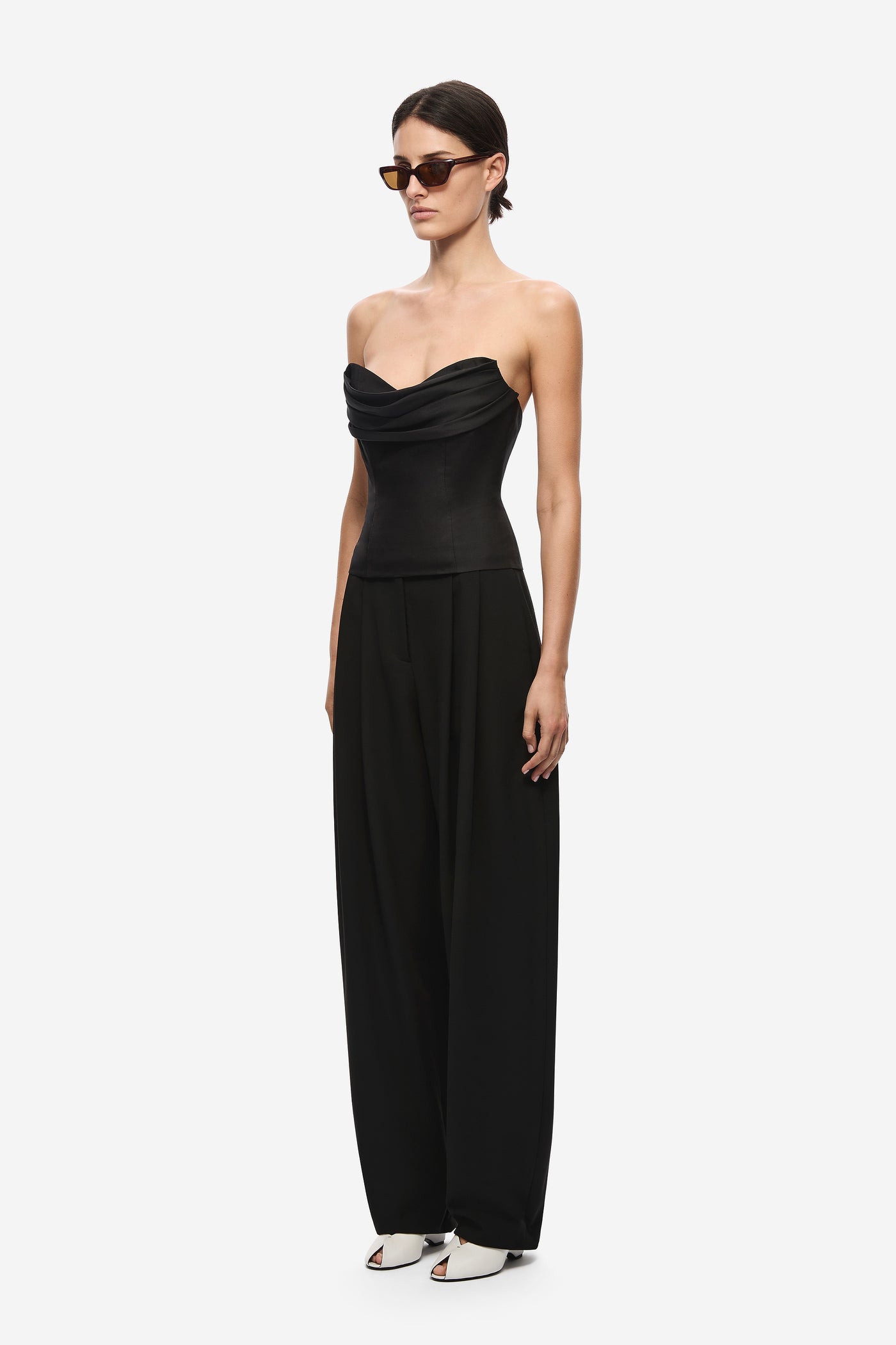 THE VOLTA SILK BUSTIER