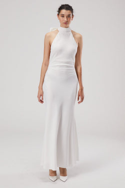 EVIANNA SATIN MAXI DRESS