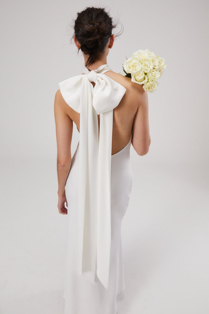 EVIANNA SATIN MAXI DRESS