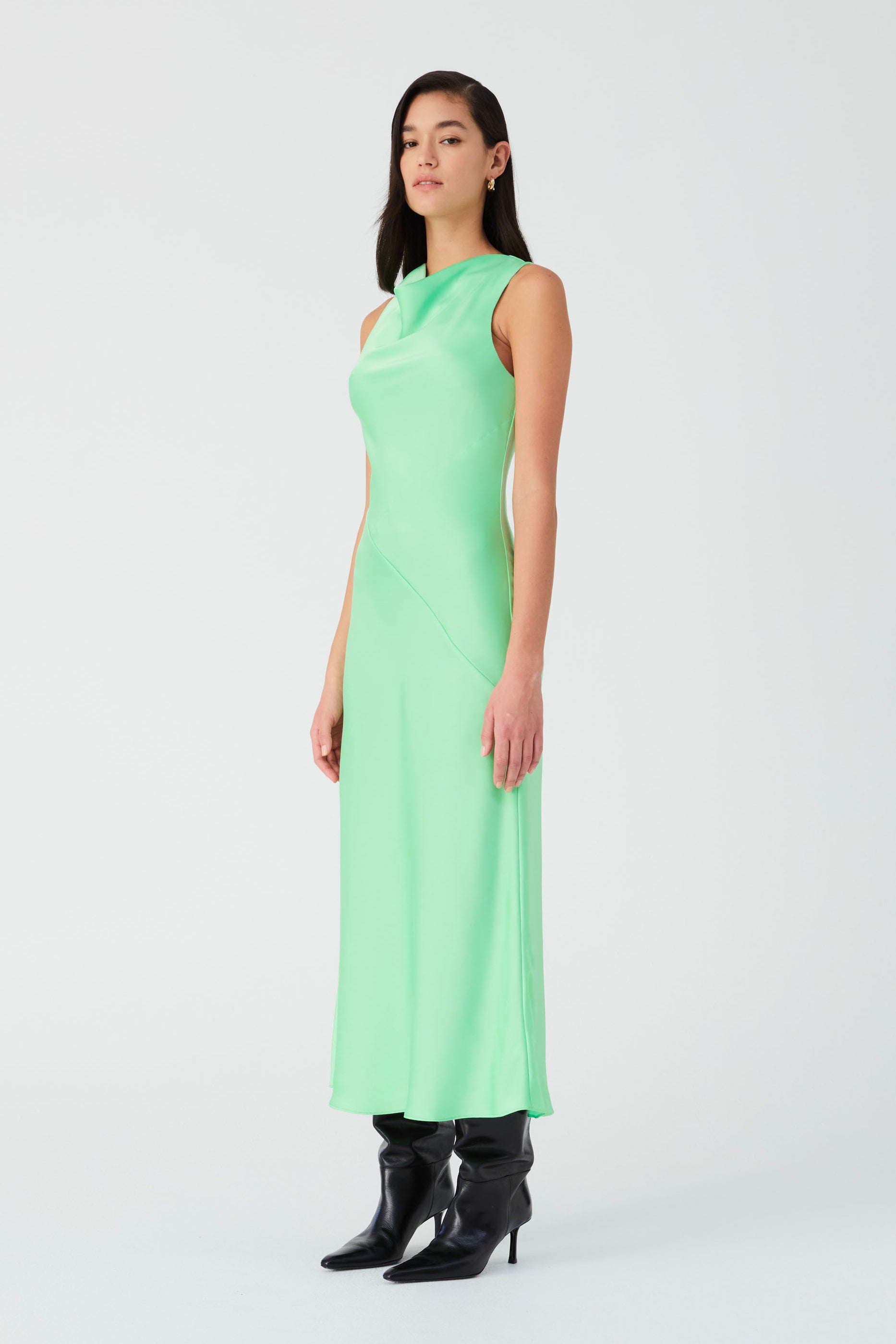 Misha collection green dress deals