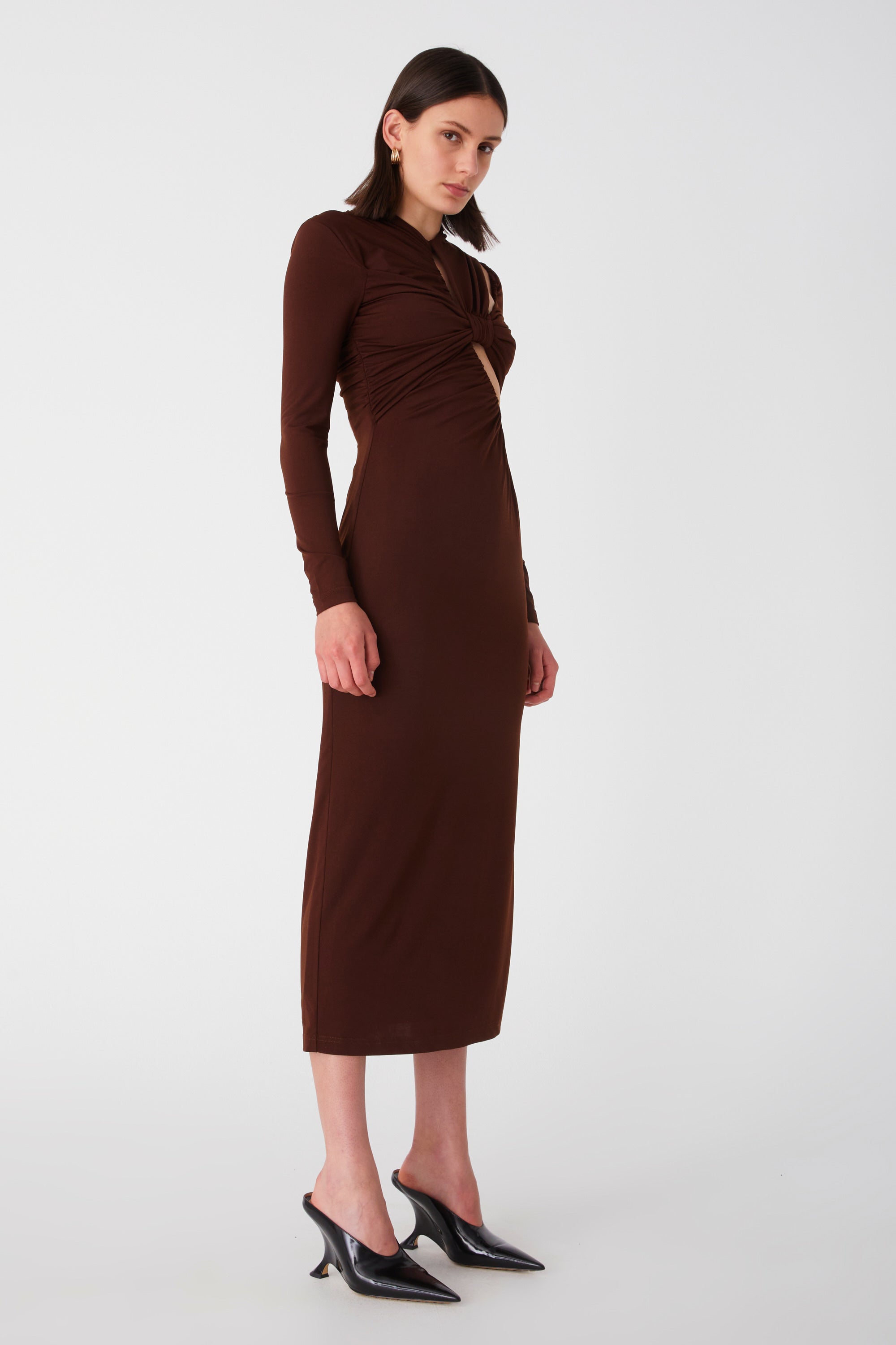 ABIGAIL MATTE JERSEY DRESS MISHA