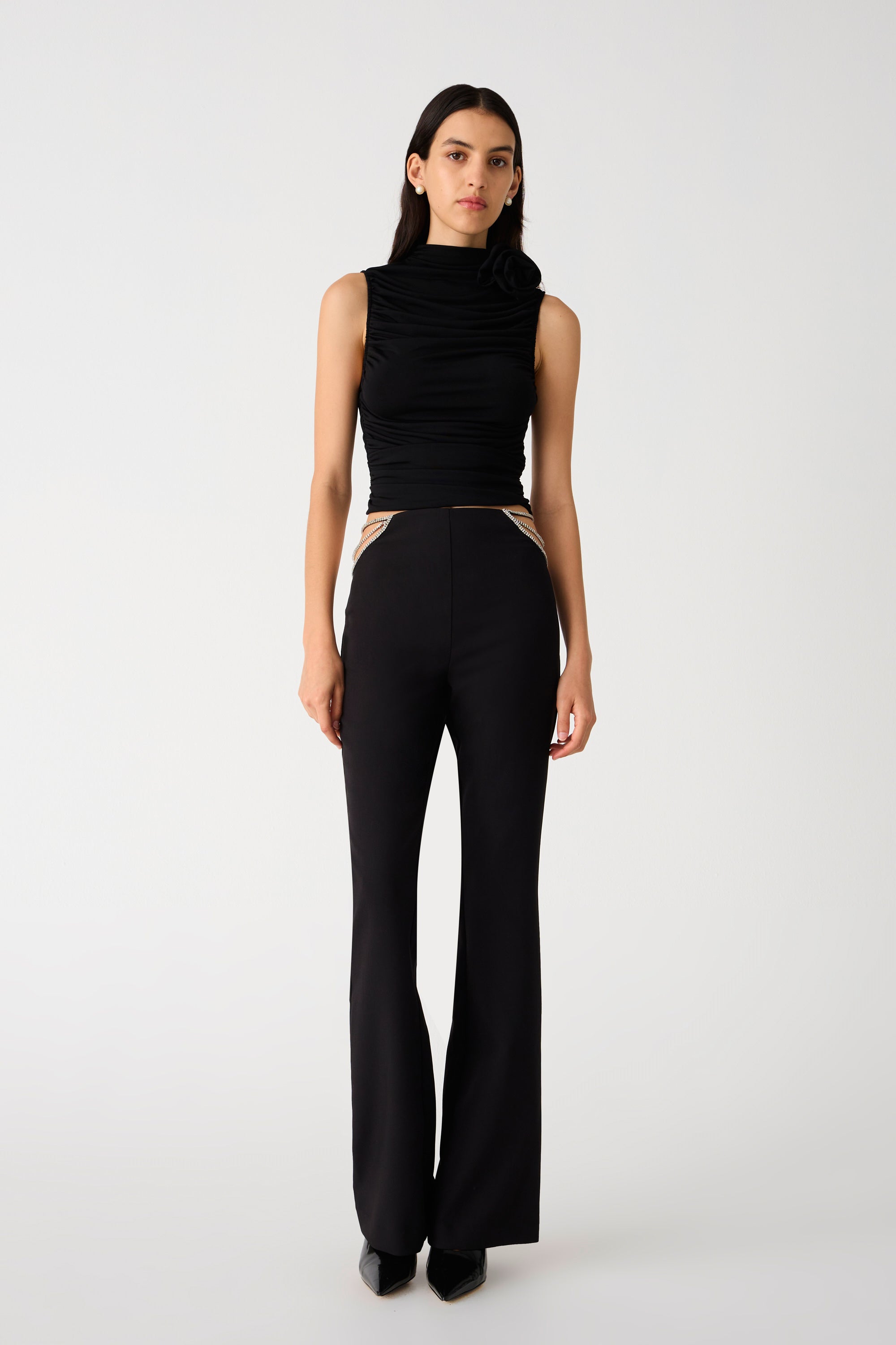 MISTY MATTE JERSEY TOP – MISHA