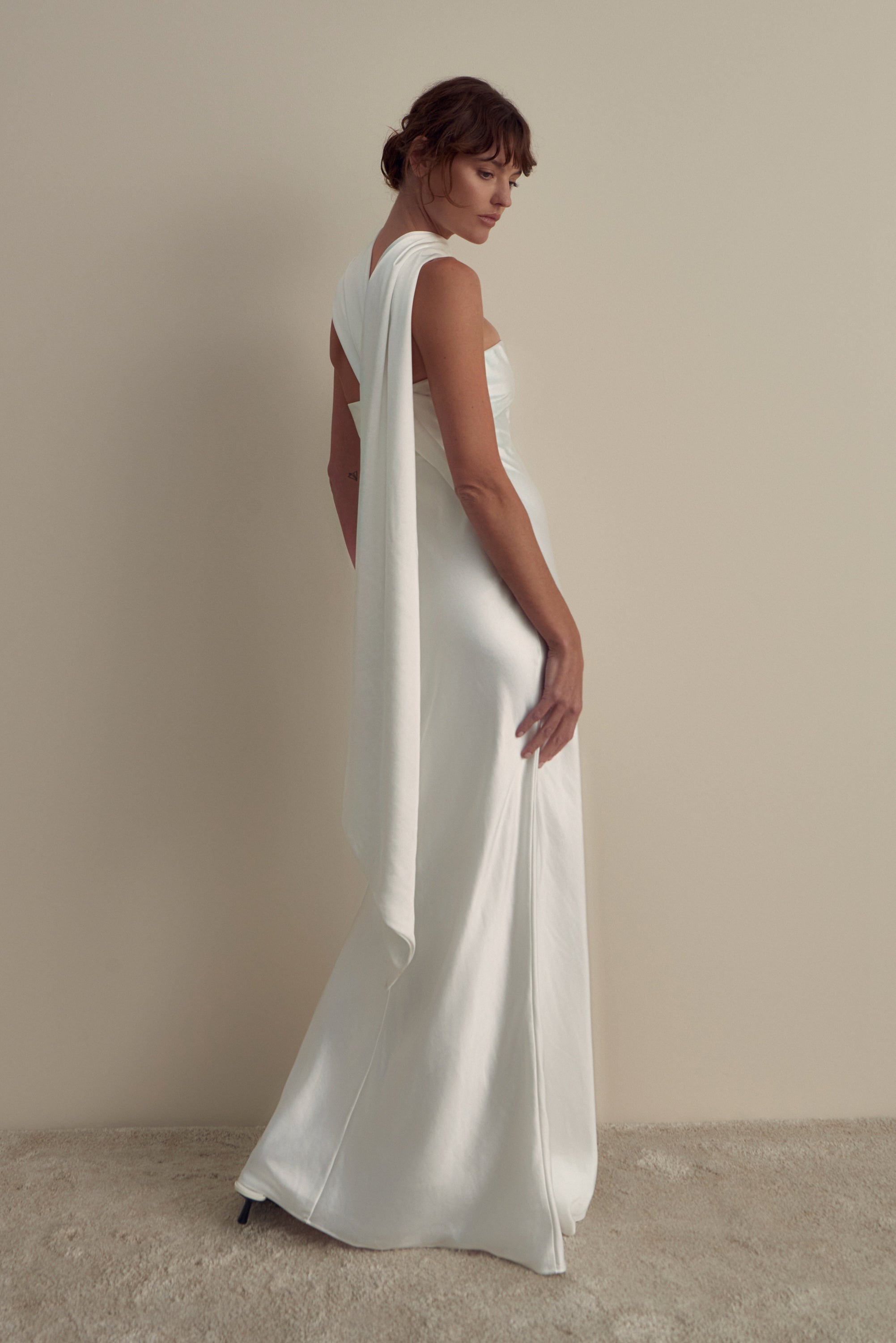 LILIA SATIN MAXI DRESS MISHA