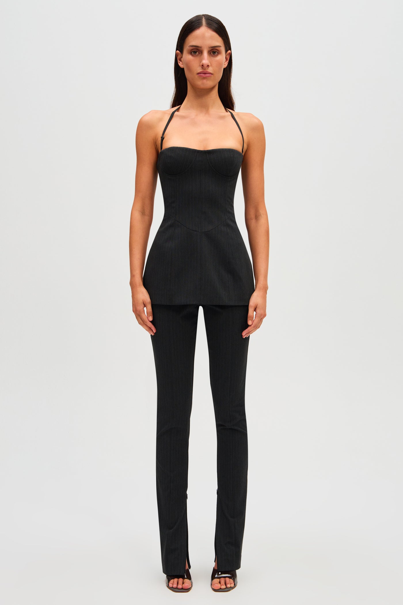 VIVIENNE PINSTRIPE TOP