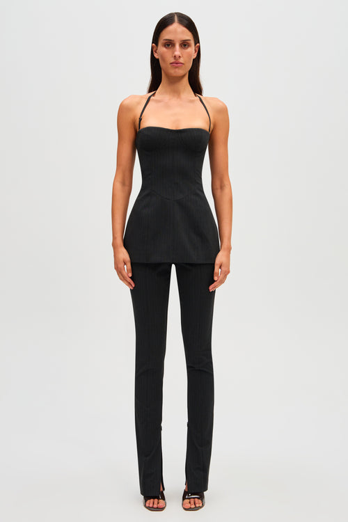 VIVIENNE PINSTRIPE TOP