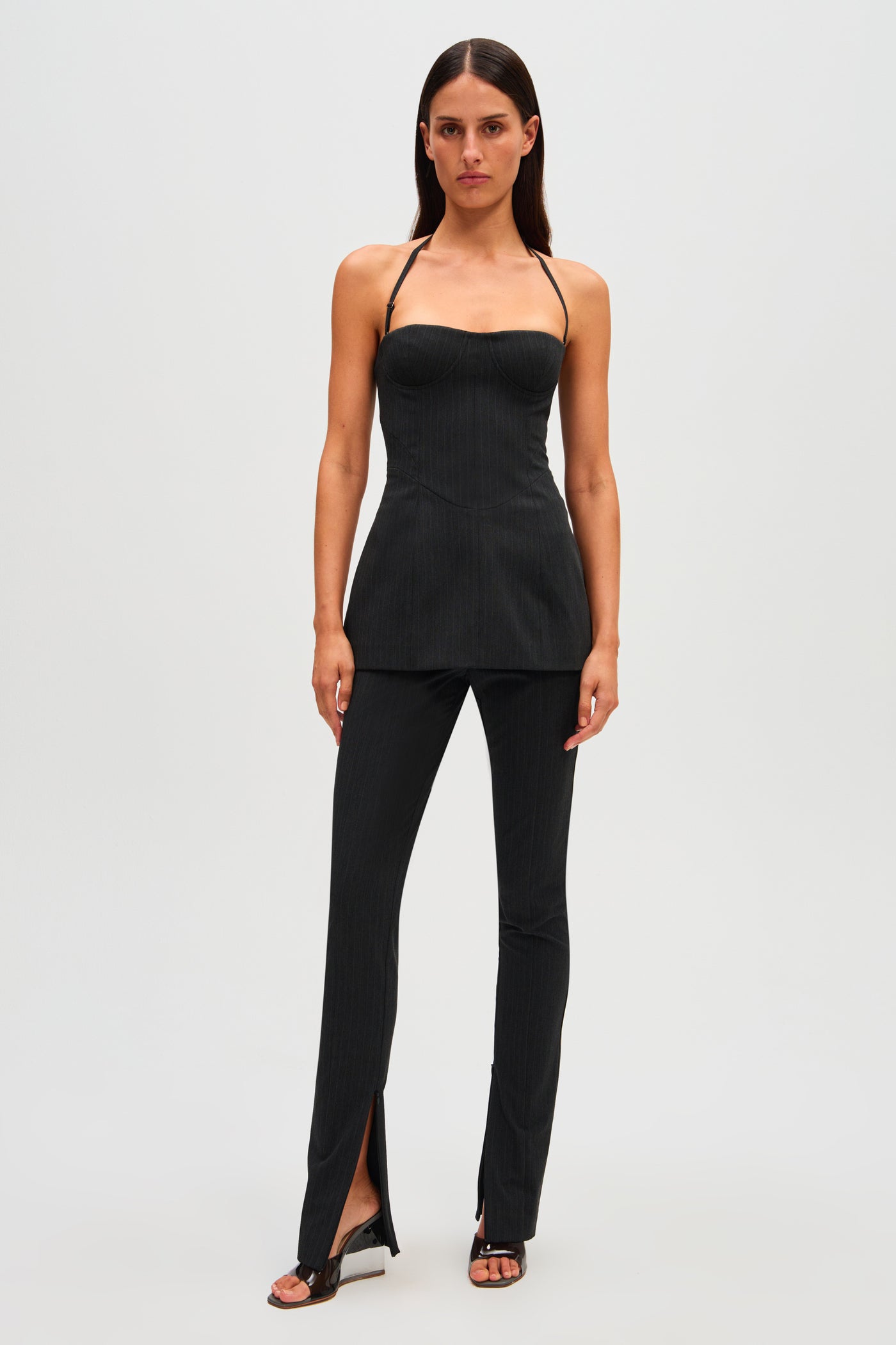 VIVIENNE PINSTRIPE TOP