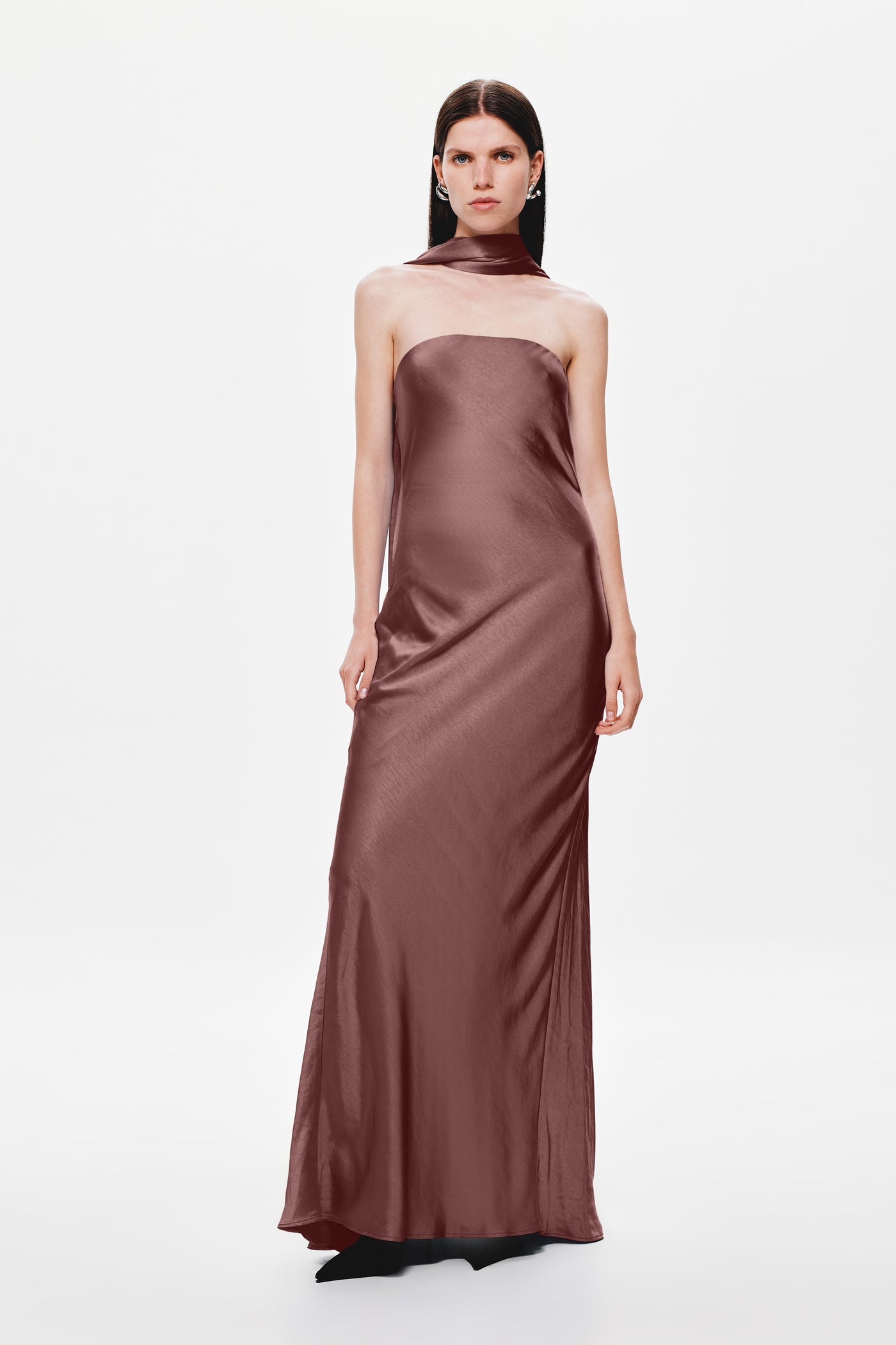 THE LILIA SATIN DRESS
