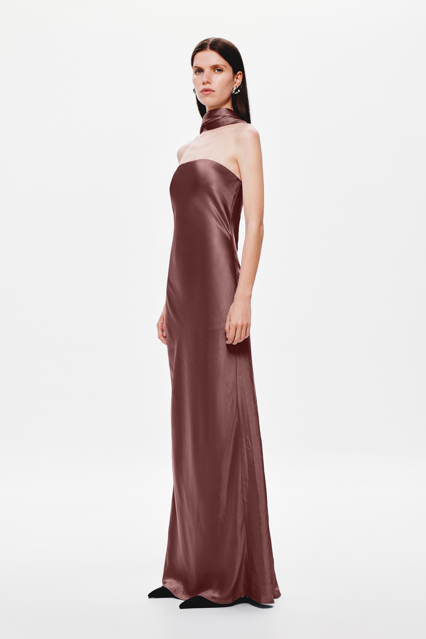 THE LILIA SATIN DRESS