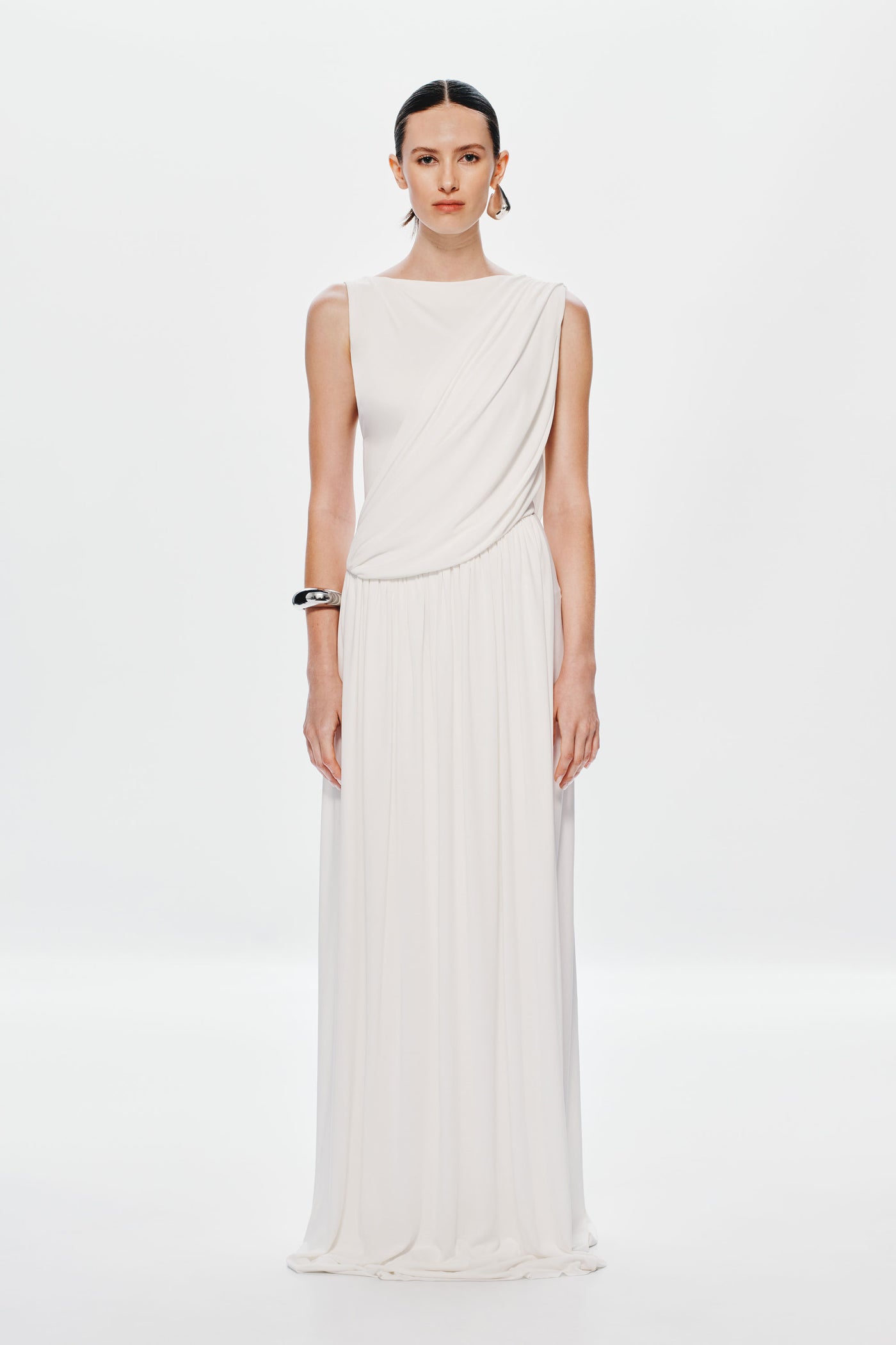 THE WATERFALL CUPRO DRESS