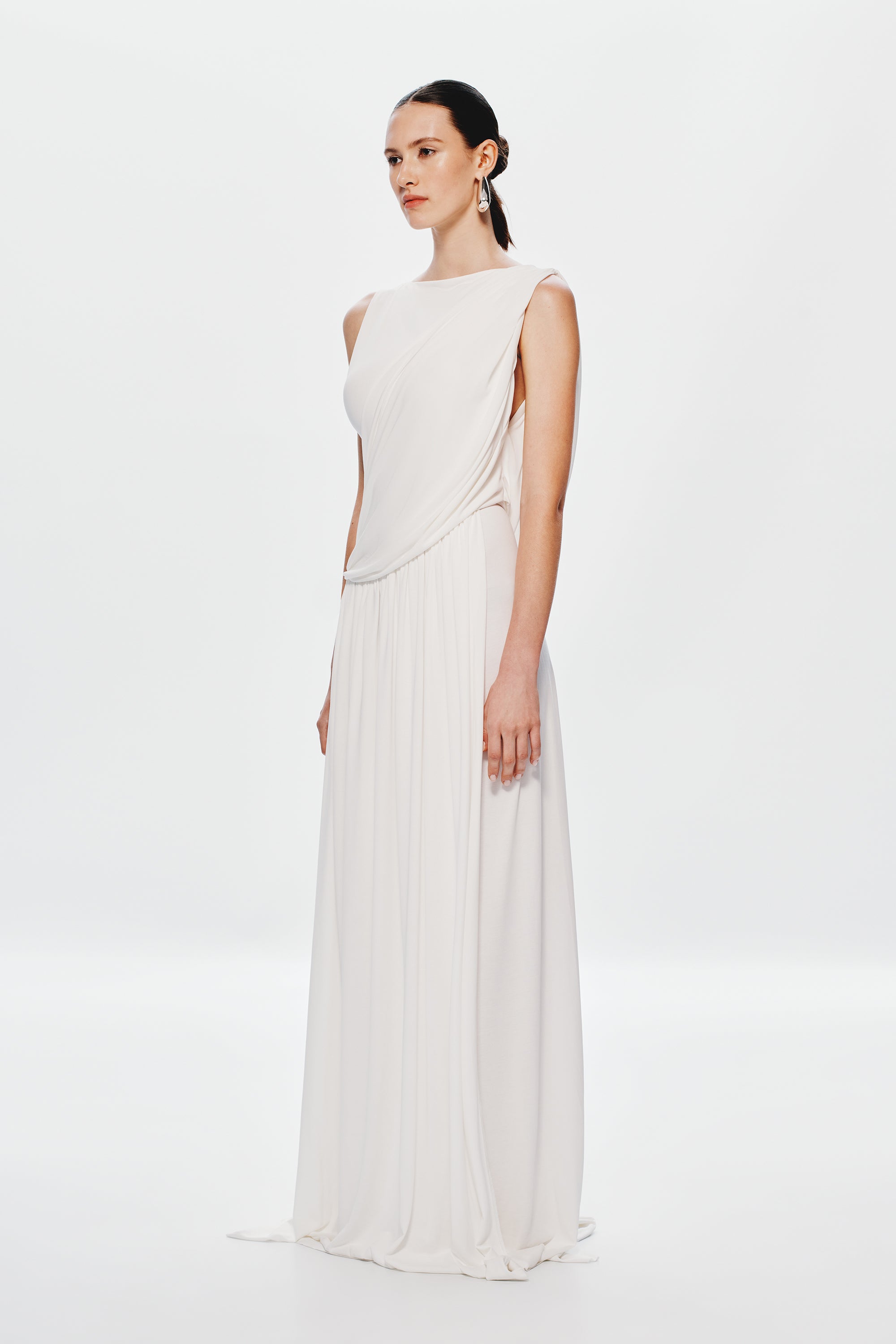 THE WATERFALL CUPRO DRESS – MISHA