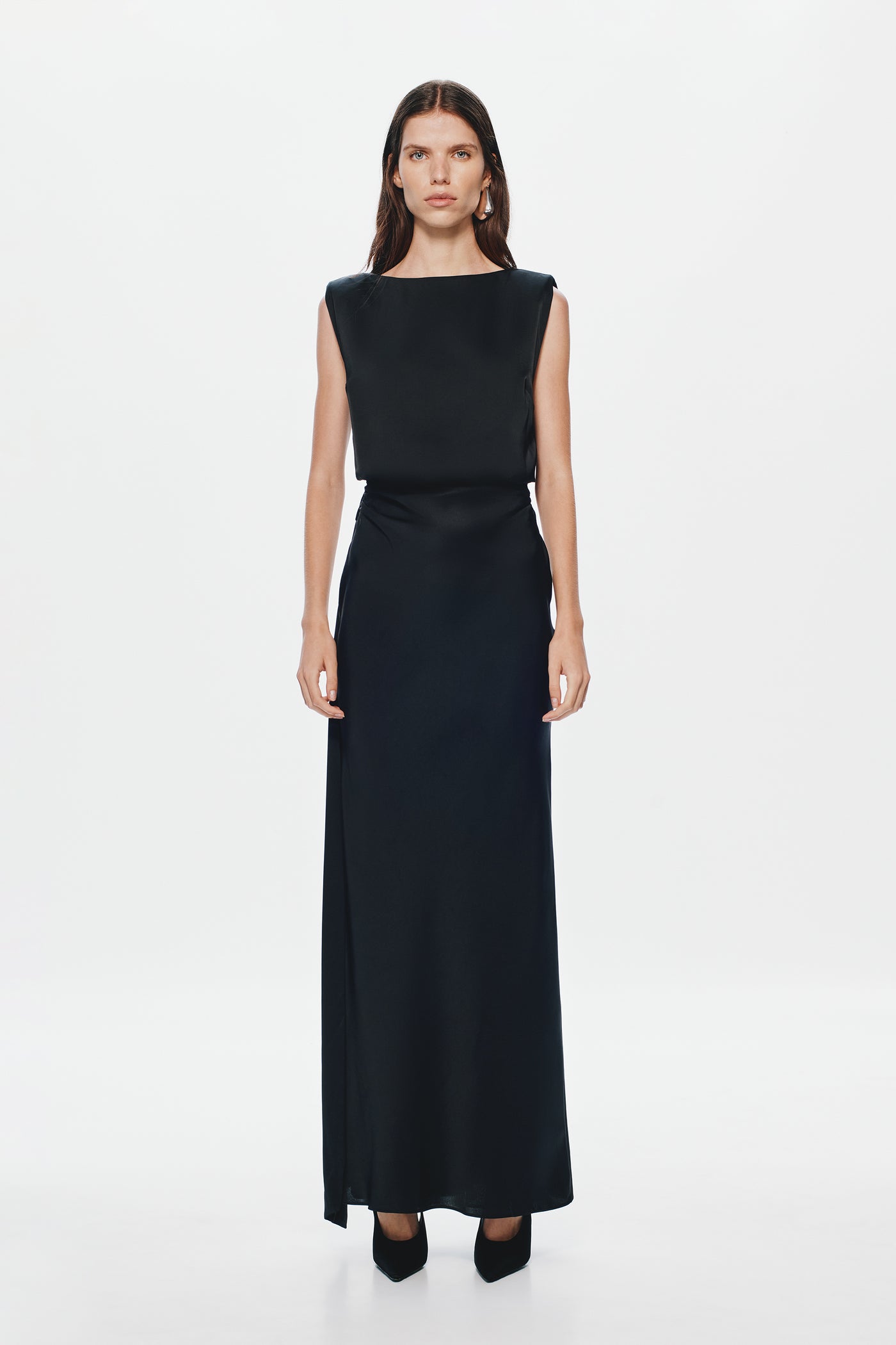 THE 'ROCKY' SATIN DRESS