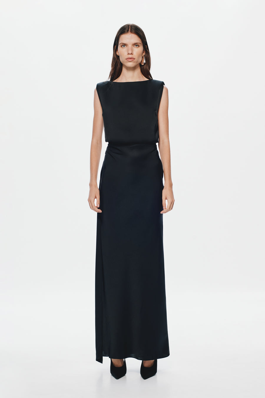 THE 'ROCKY' SATIN DRESS