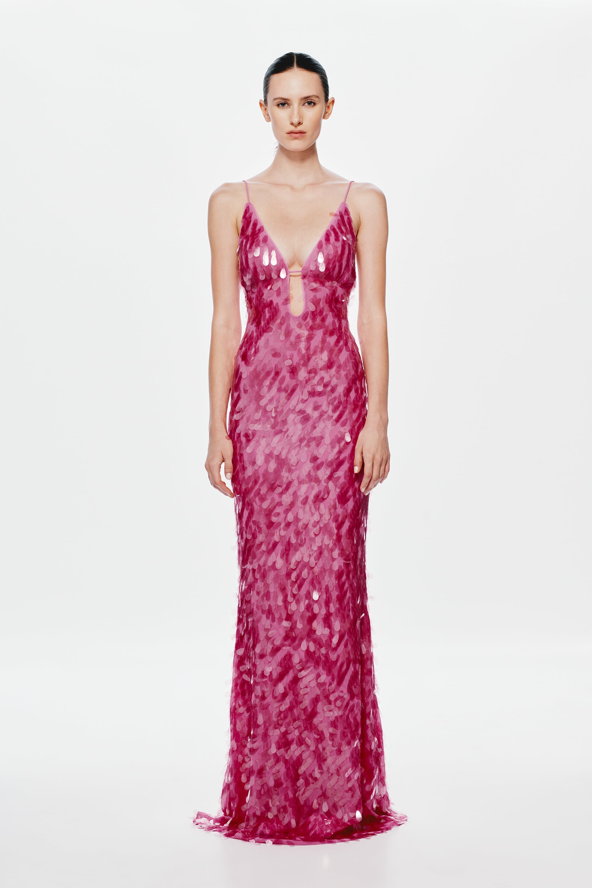 MISHA | THE Sapphire Sequin Dress | Designer Ready-To-Wear Clothing MISHA | THE Sapphire Sequin Dress | Designer Ready-To-Wear Clothing