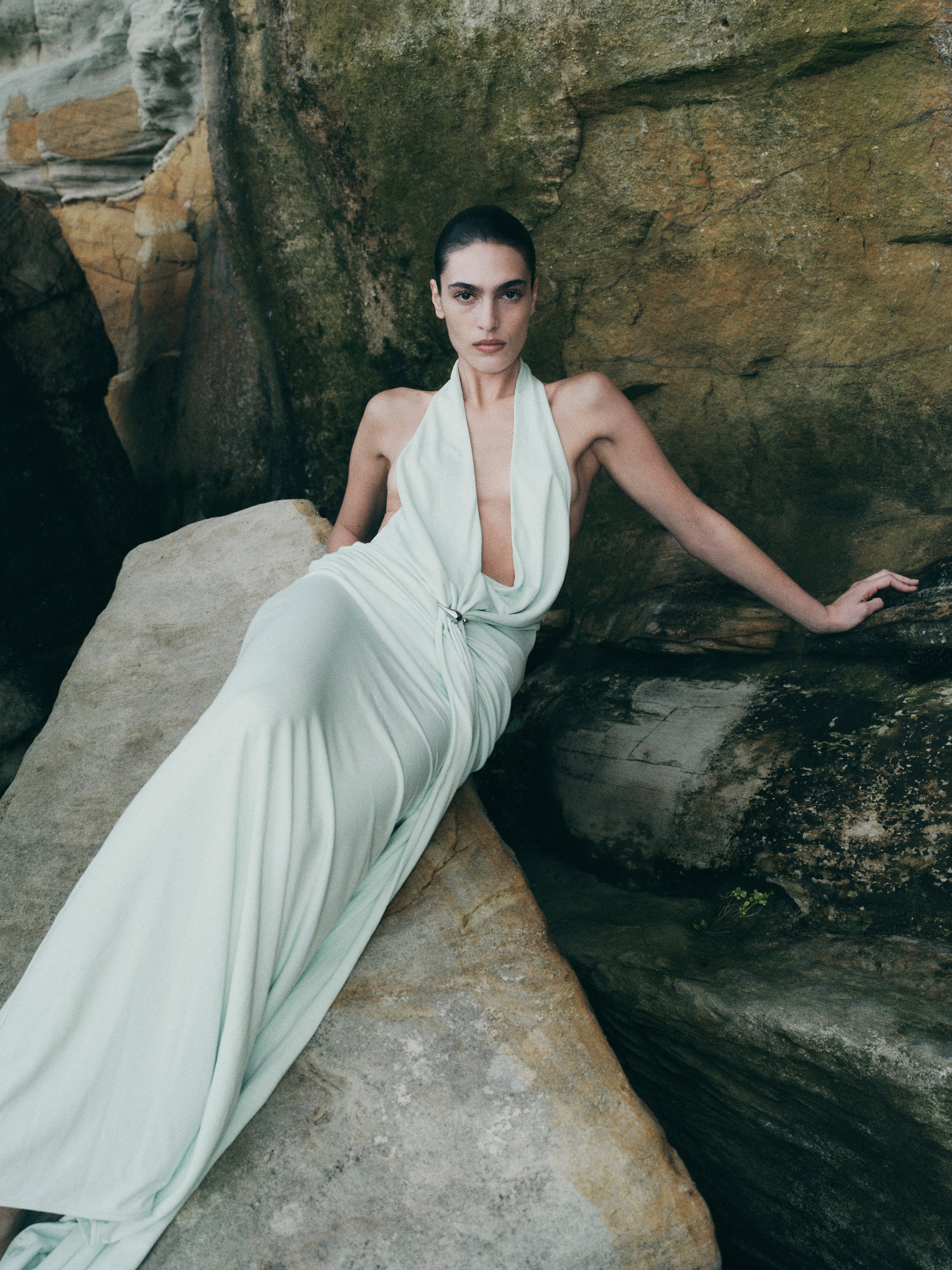 THE SALVADOR BONDED CREPE MINI DRESS – MISHA