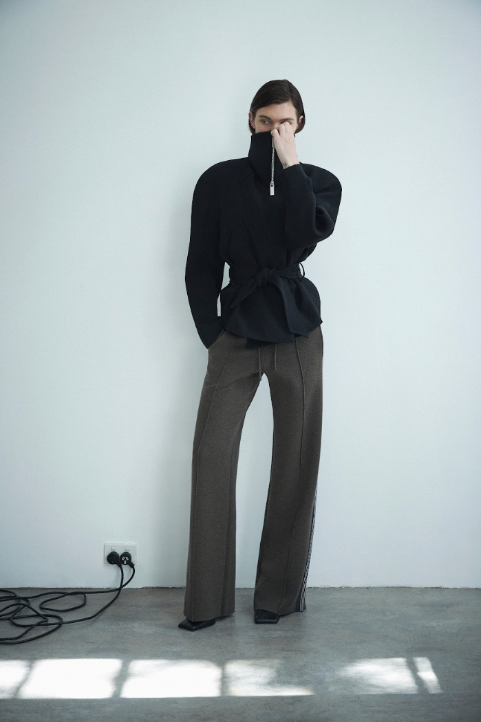ACETATE COLLARED JACKET