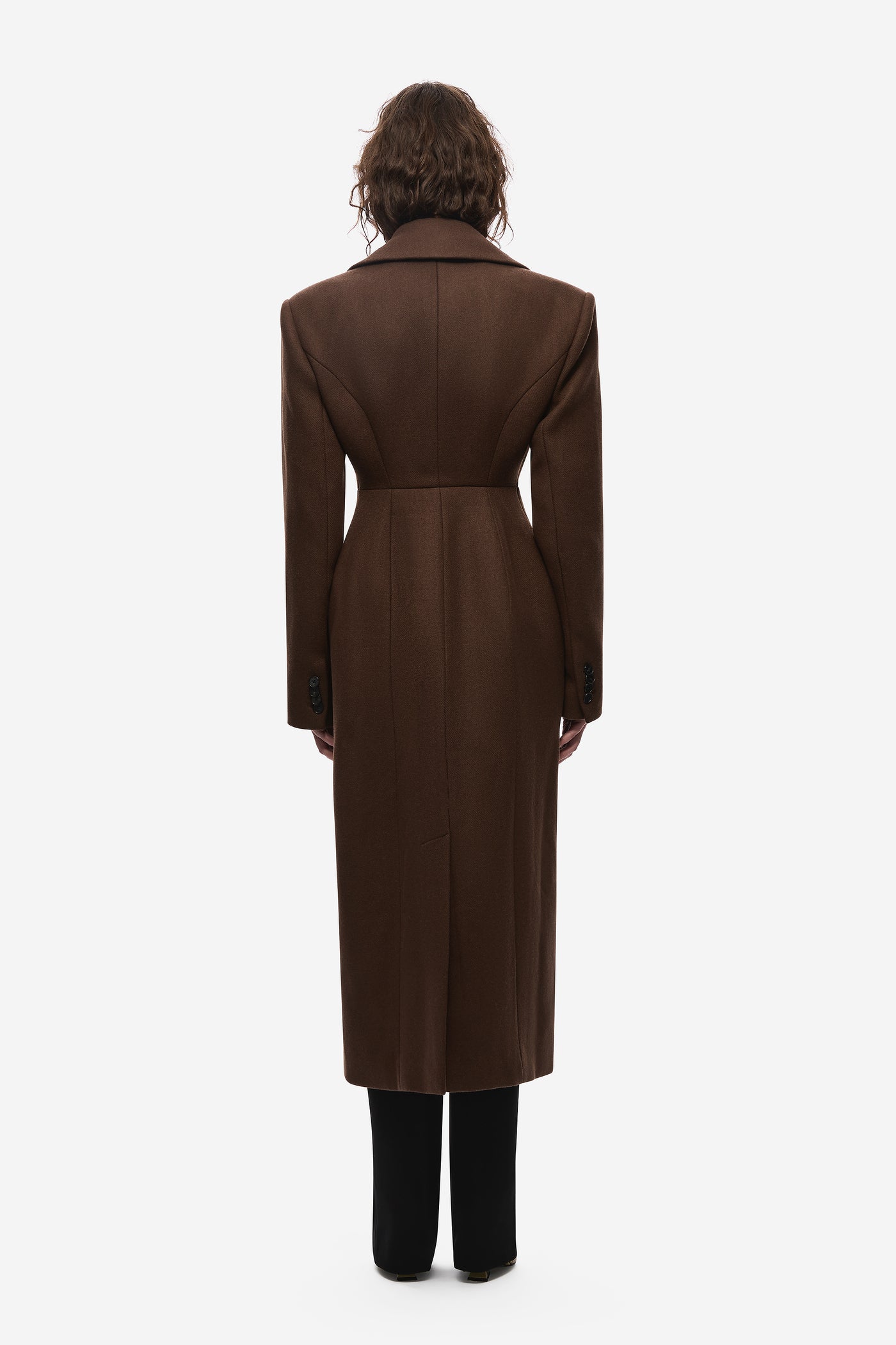 THE HOURGLASS TAILORED WOOL COAT