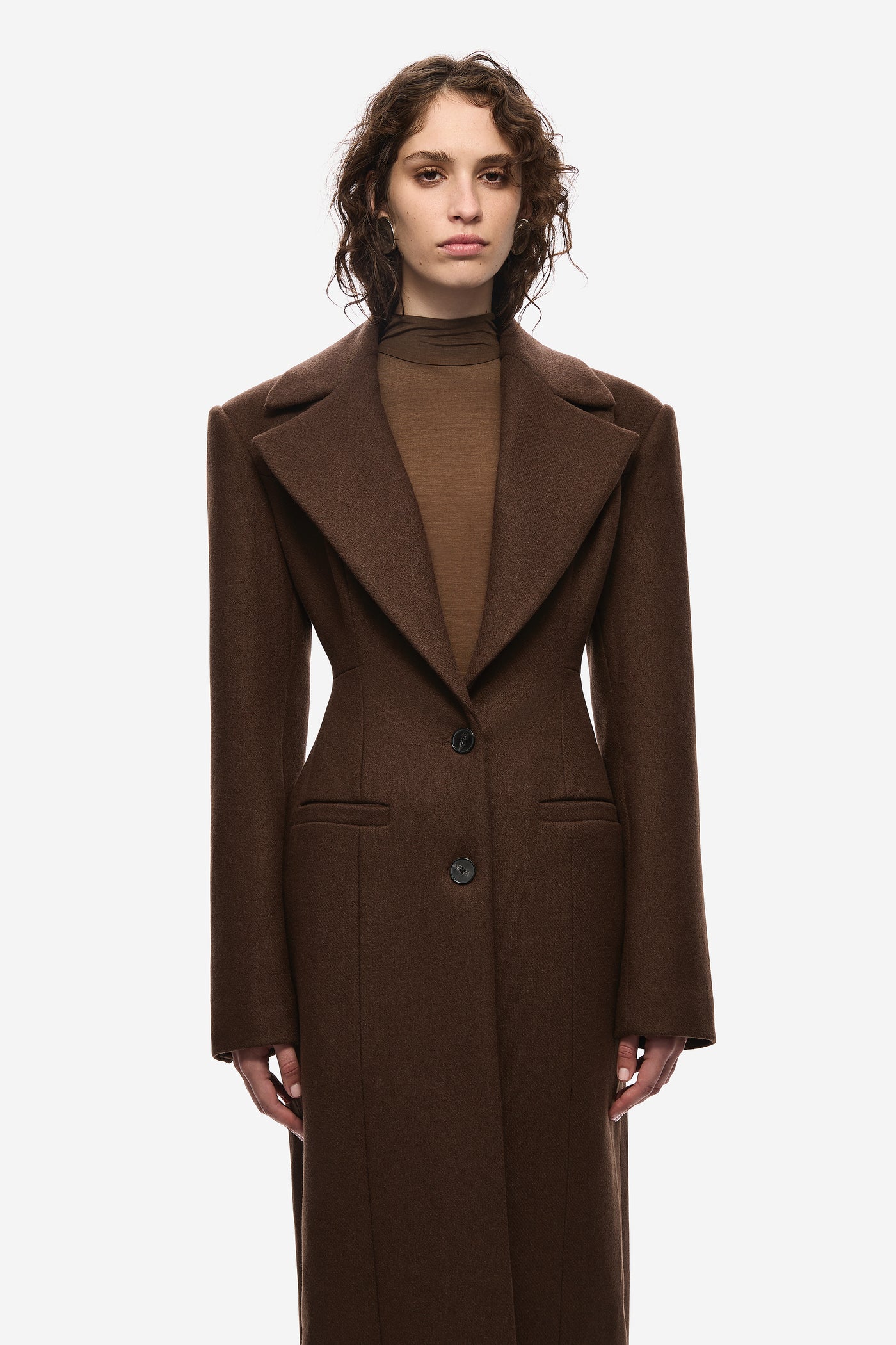 THE HOURGLASS TAILORED WOOL COAT