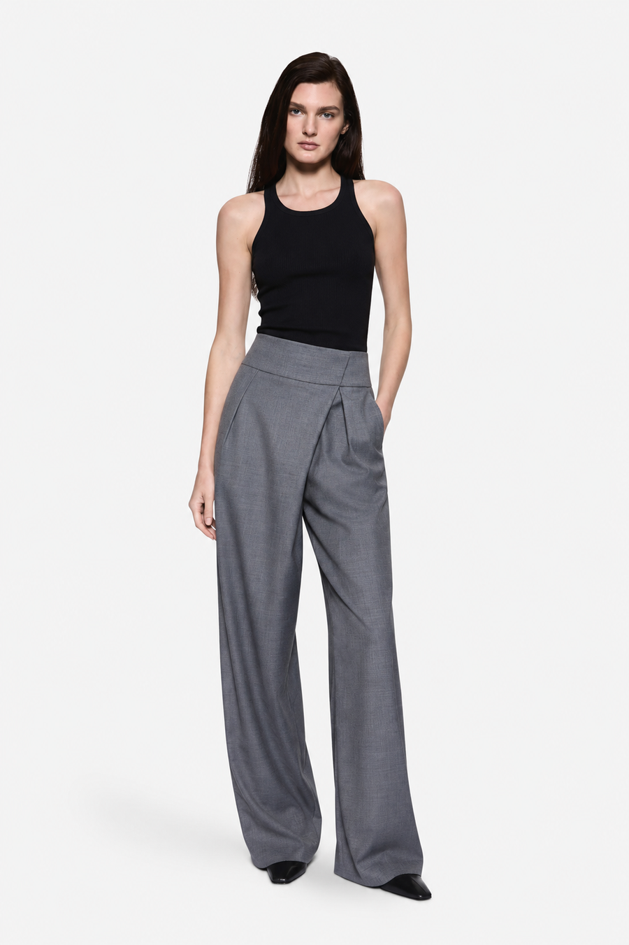 WRAP SUITING PANT