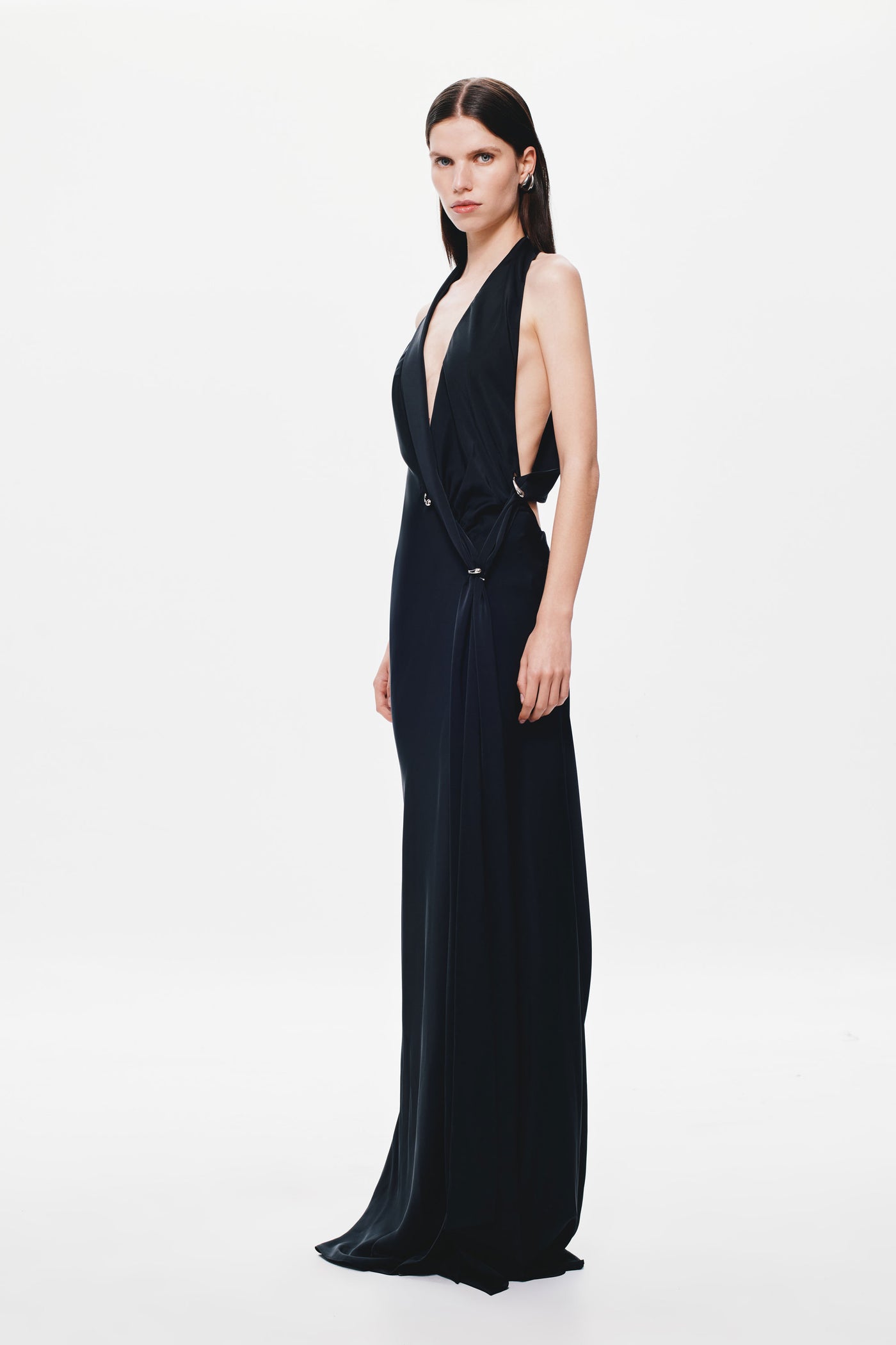 THE 'HARLOW' SATIN DRESS