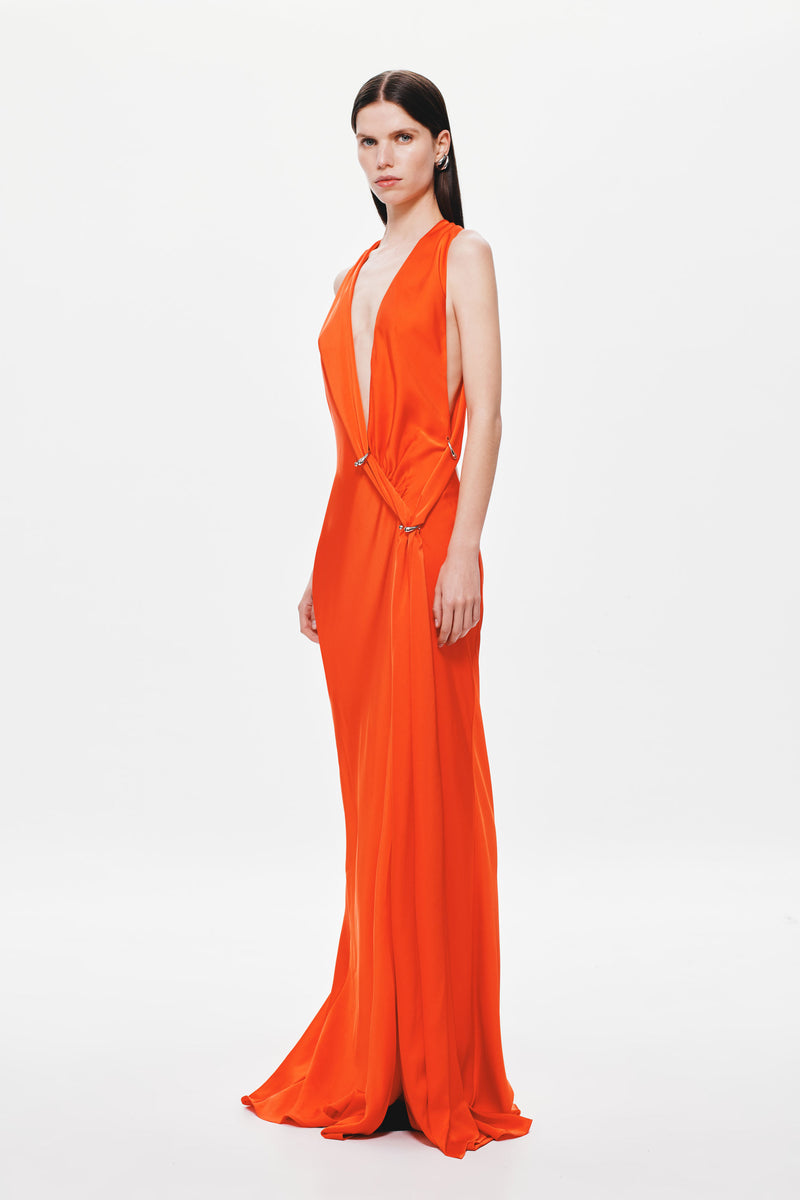 THE 'HARLOW' SATIN DRESS MISHA THE 'HARLOW' SATIN DRESS MISHA