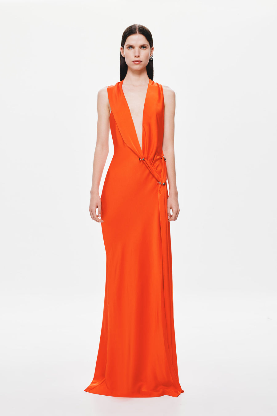 THE 'HARLOW' SATIN DRESS