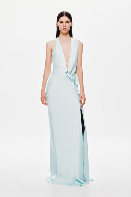 THE 'HARLOW' SATIN DRESS