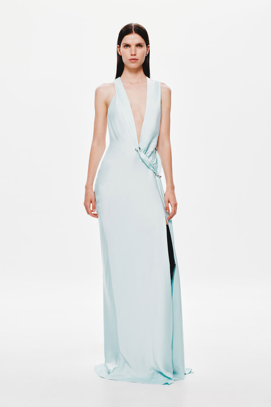 THE 'HARLOW' SATIN DRESS