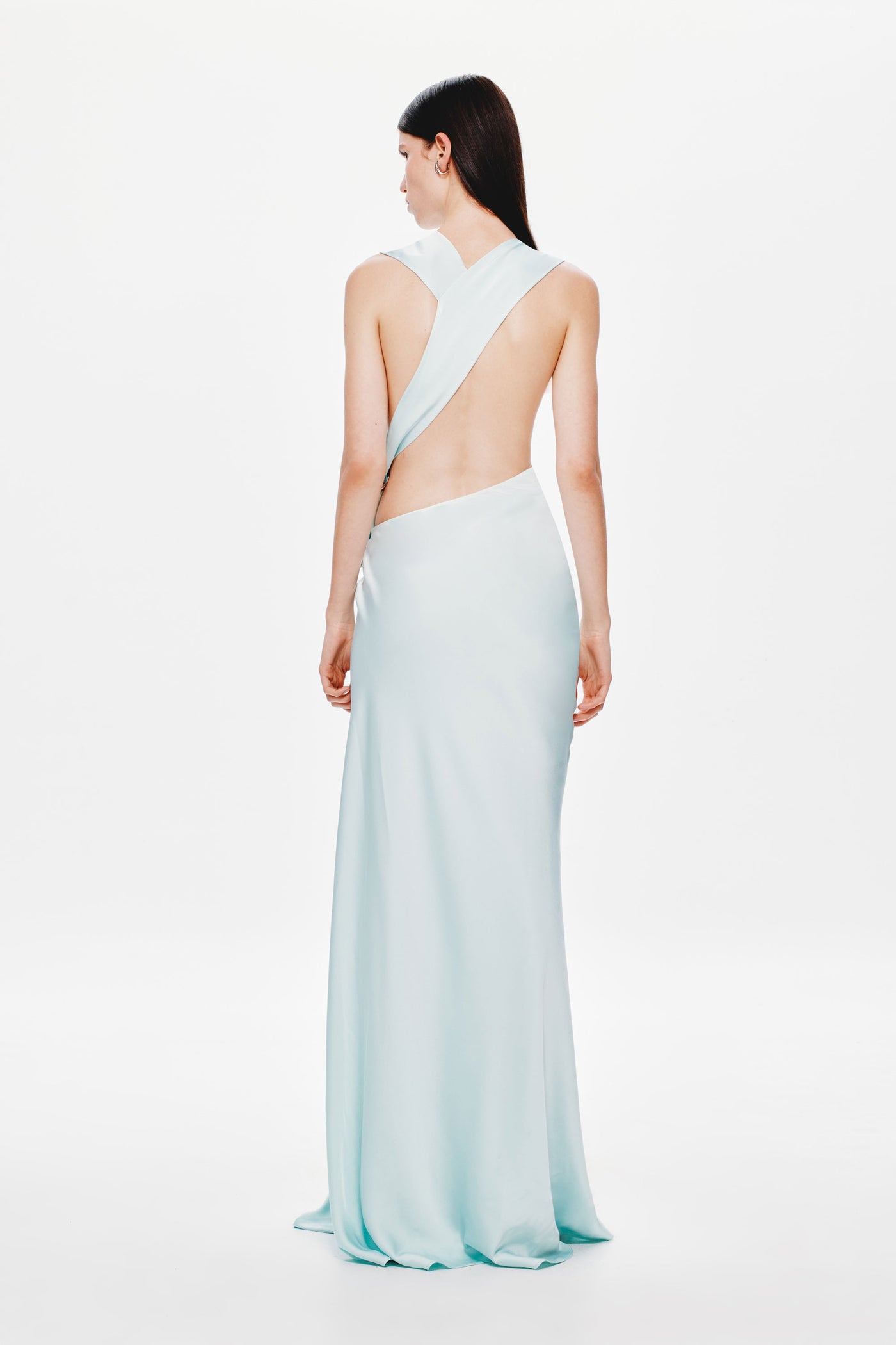 THE 'HARLOW' SATIN DRESS