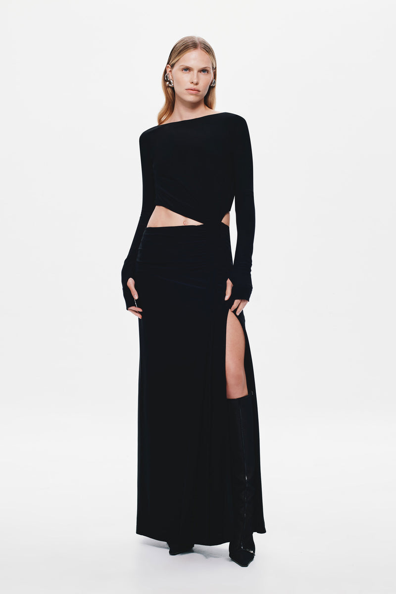 MISHA | The 'Kendall' Long Sleeve Jersey Dress