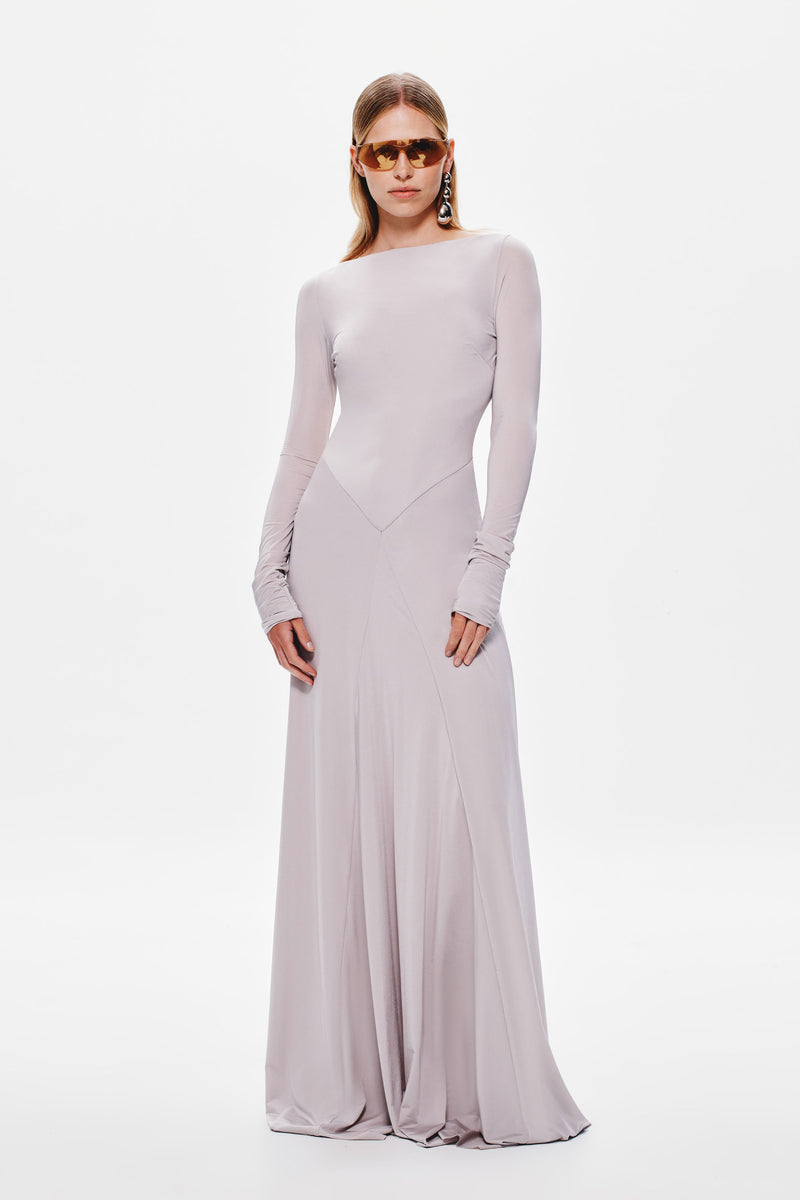 long sleeve jersey dress uk THE 'BLAKE' JERSEY DRESS – MISHA
