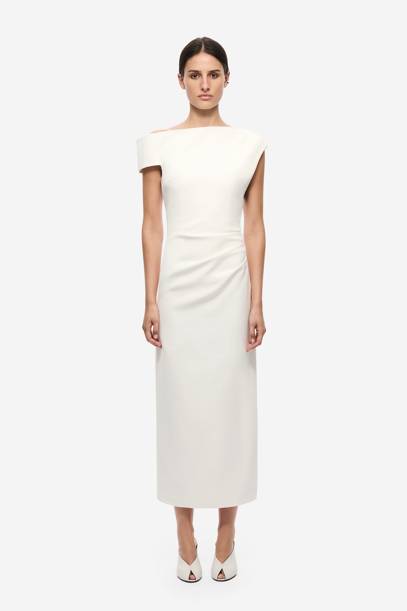 THE BLAIR CREPE MIDI DRESS