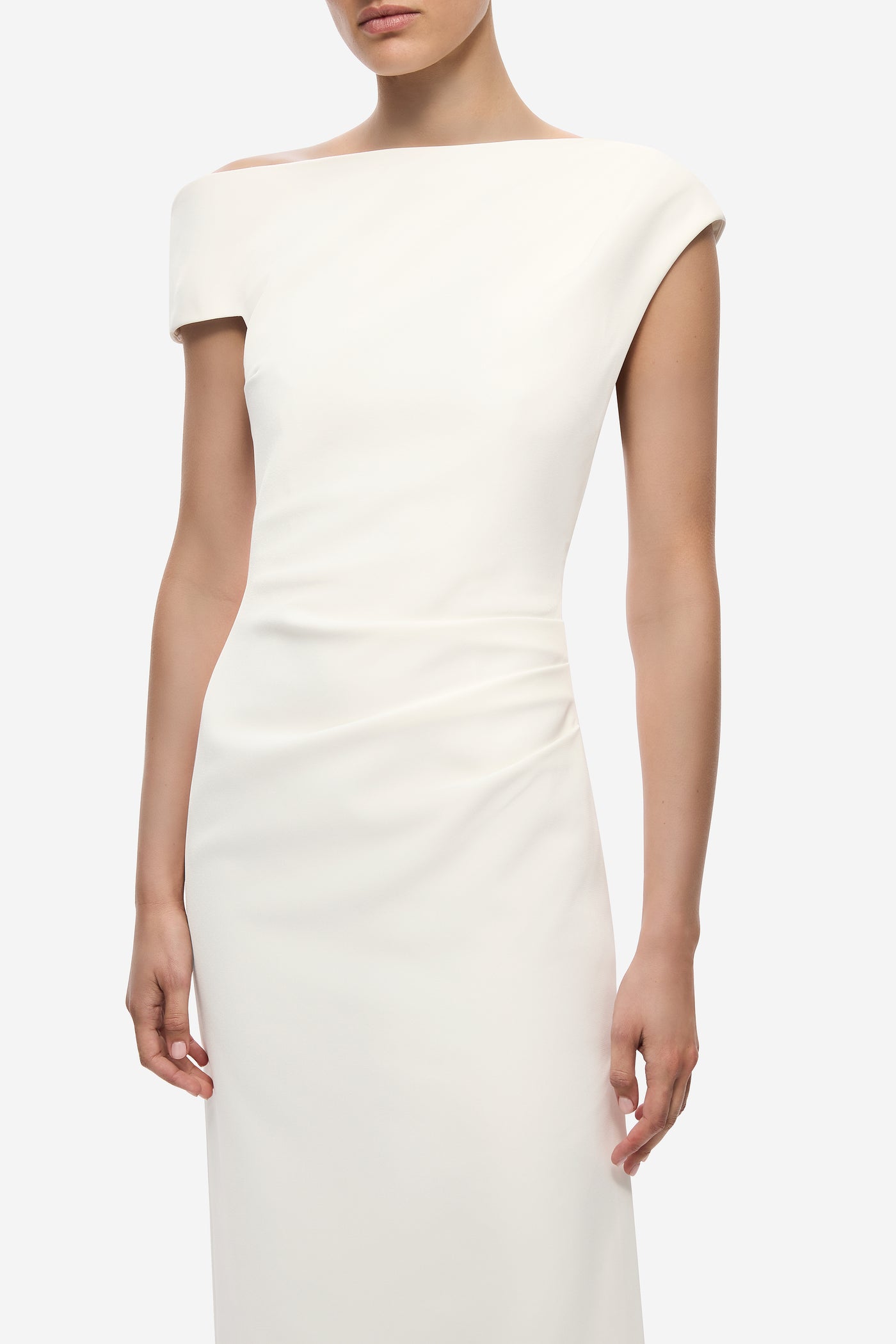 THE BLAIR CREPE MIDI DRESS